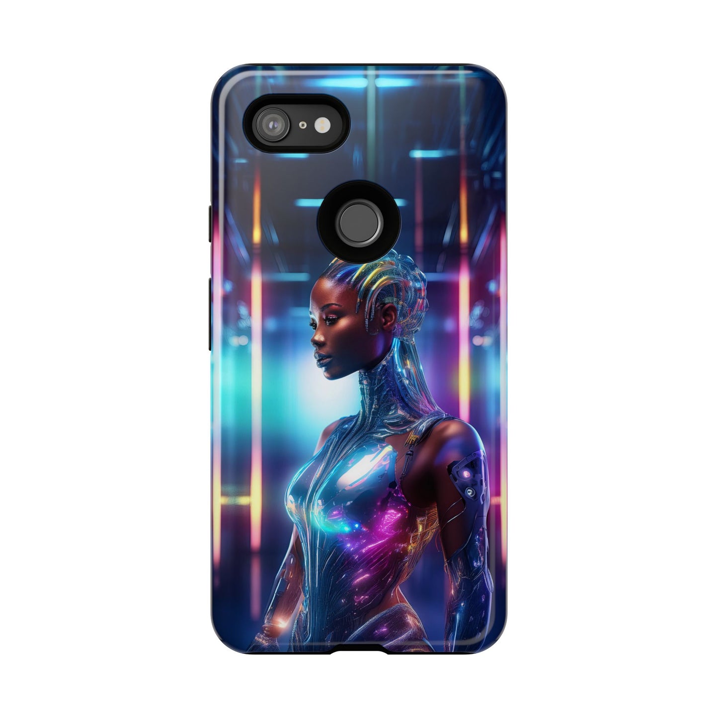 Futuristic Human Android Hybrid Cell Phone Case 014