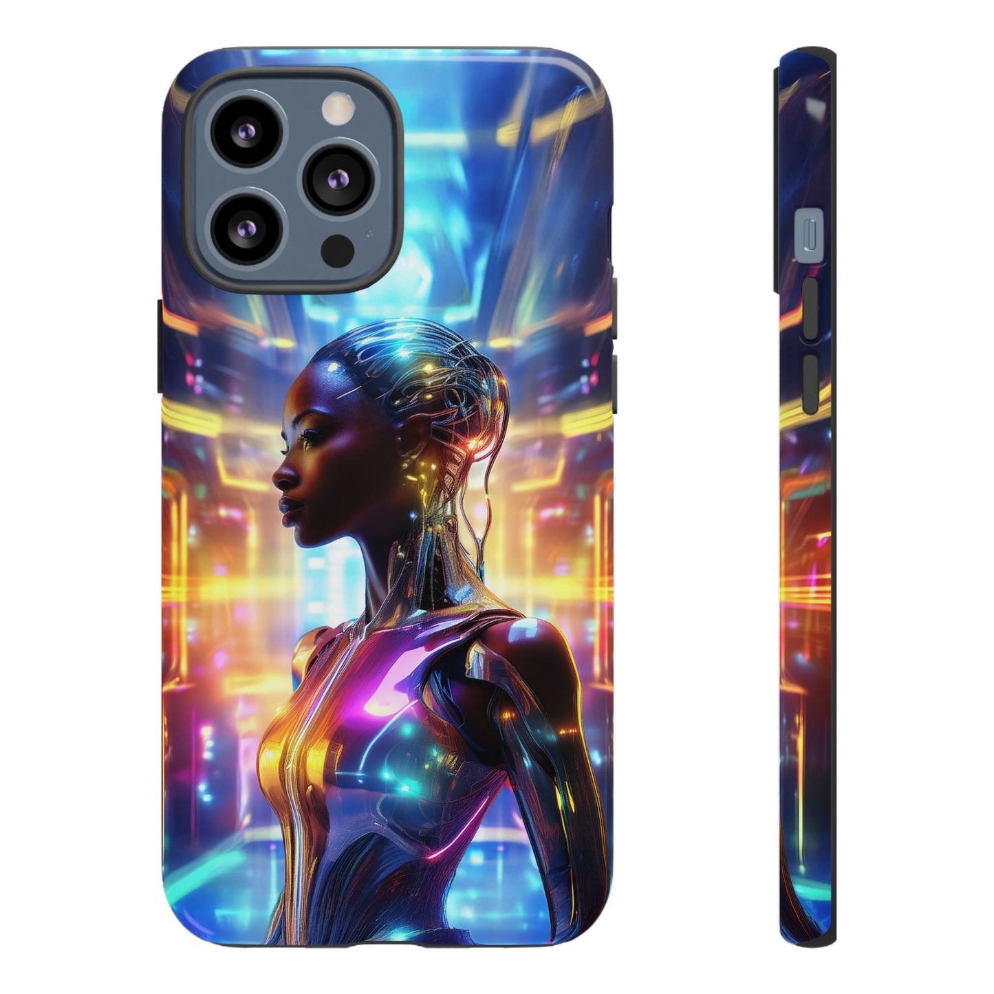 Futuristic Human Android Hybrid Cell Phone Case 011