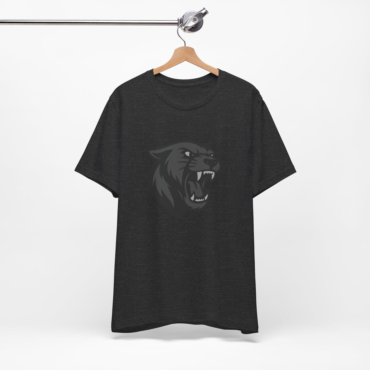 Black Panther Graphic Tee Dark Theme – Fierce Vector Design for Bold Streetwear Style