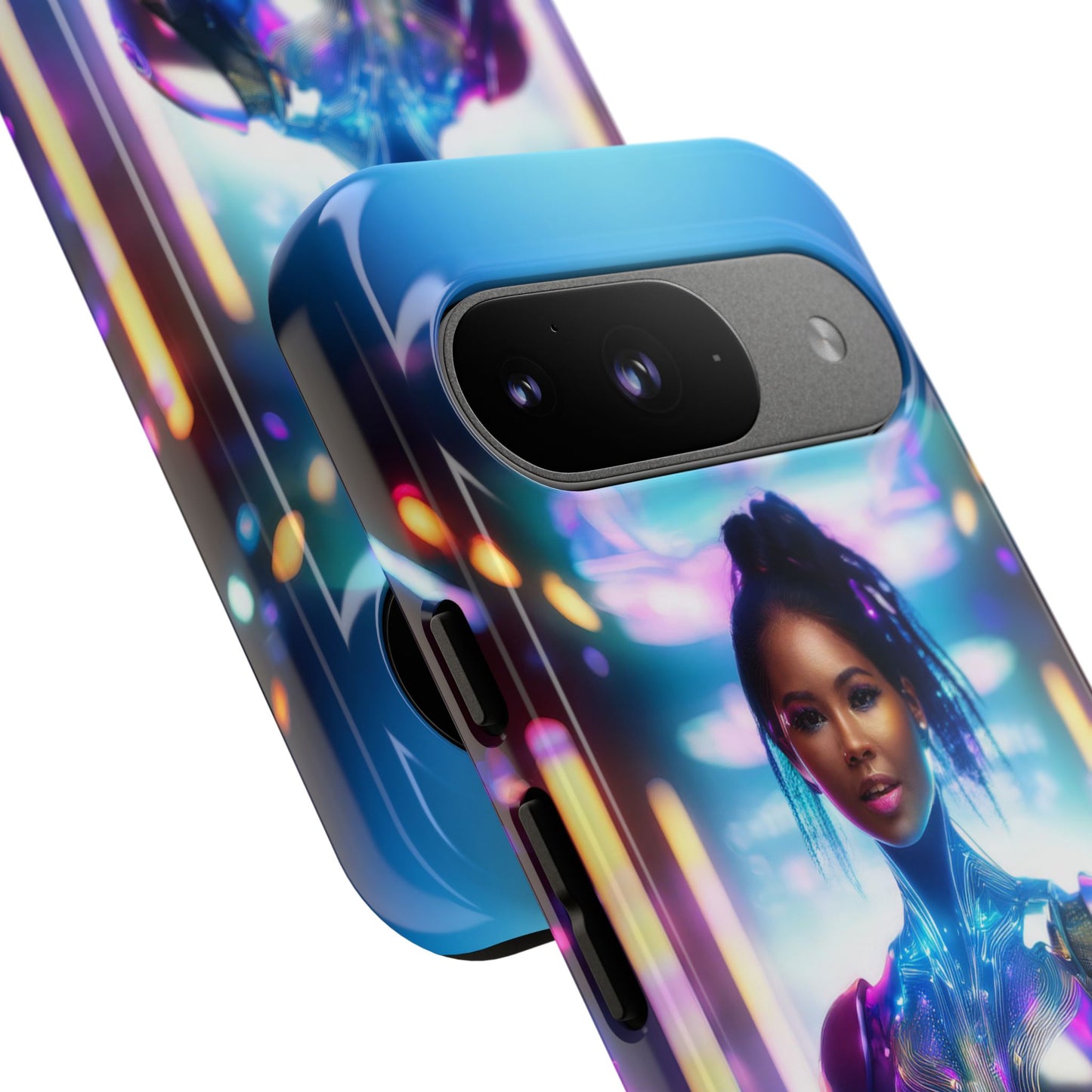 Futuristic Human Android Hybrid Cell Phone Case 009