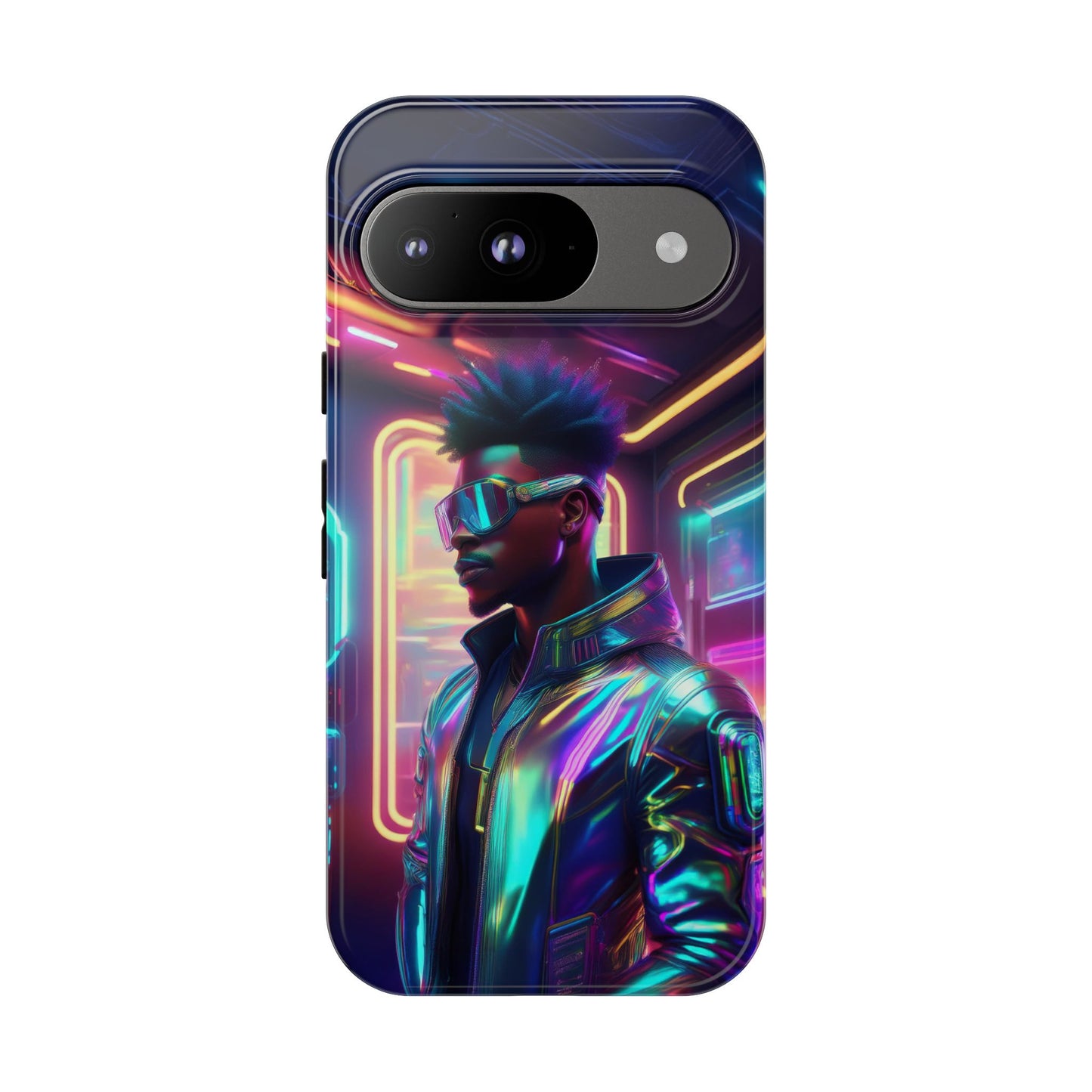 Futuristic Cyberpunk Male Cell Phone Case 004