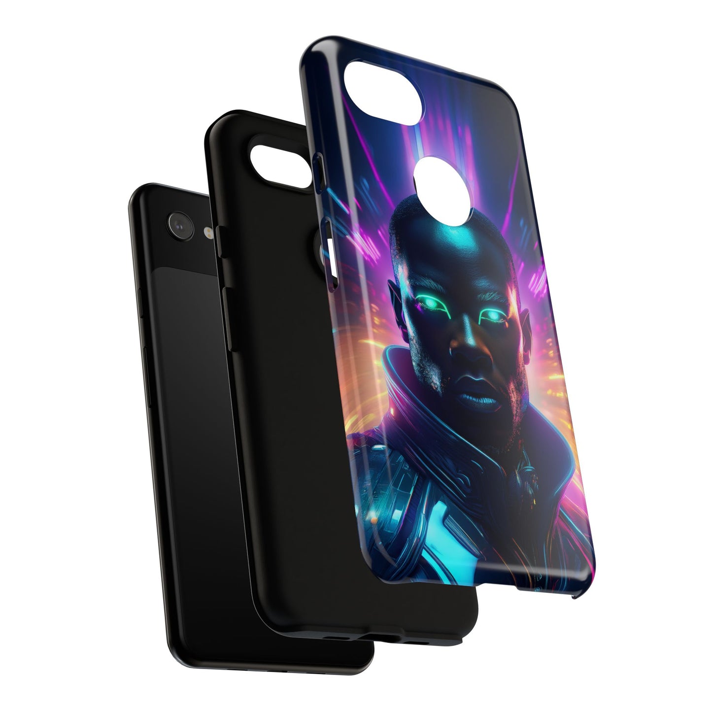 Futuristic Cyberpunk Male Cell Phone Case 022