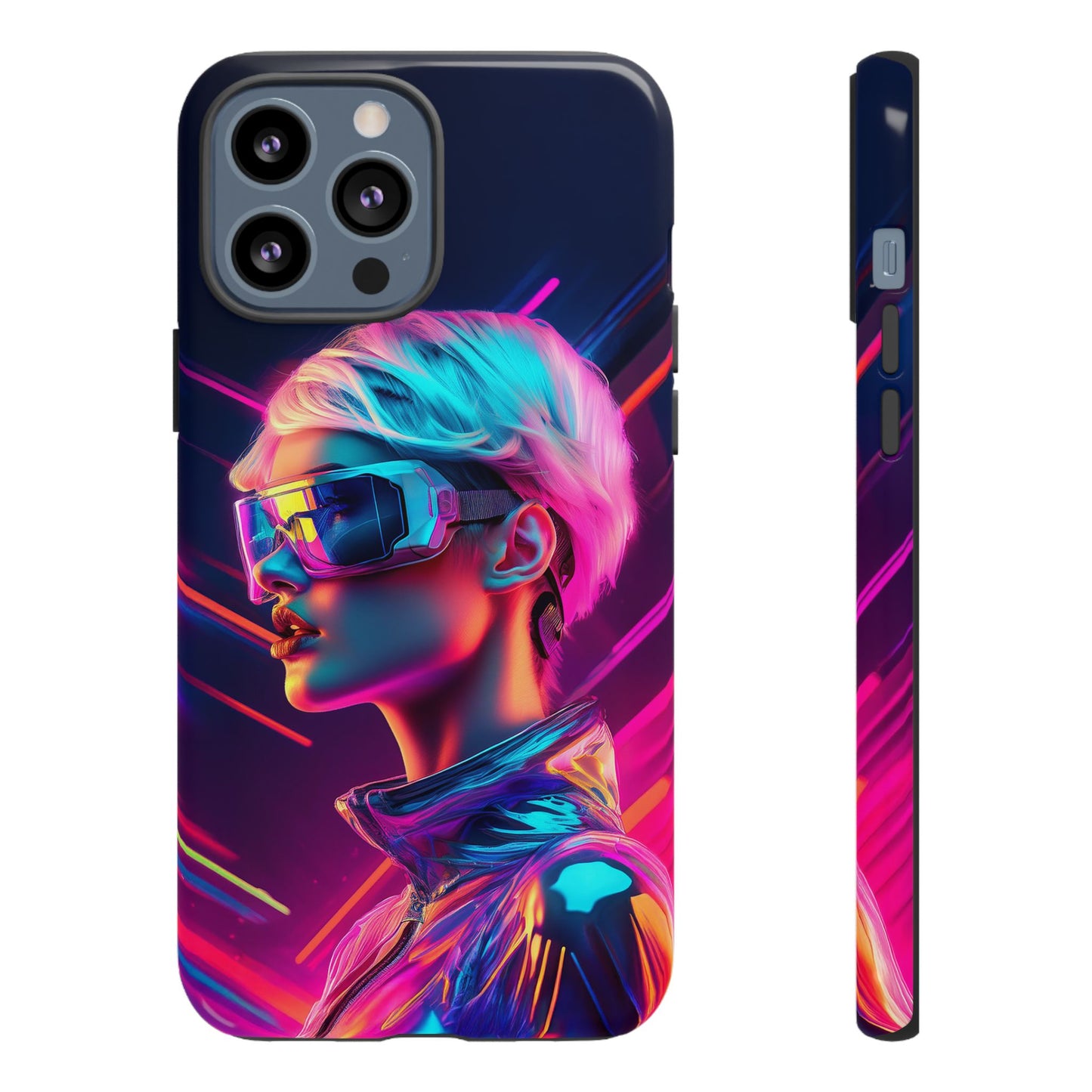 Futuristic Cyberpunk Female Cell Phone Case 031