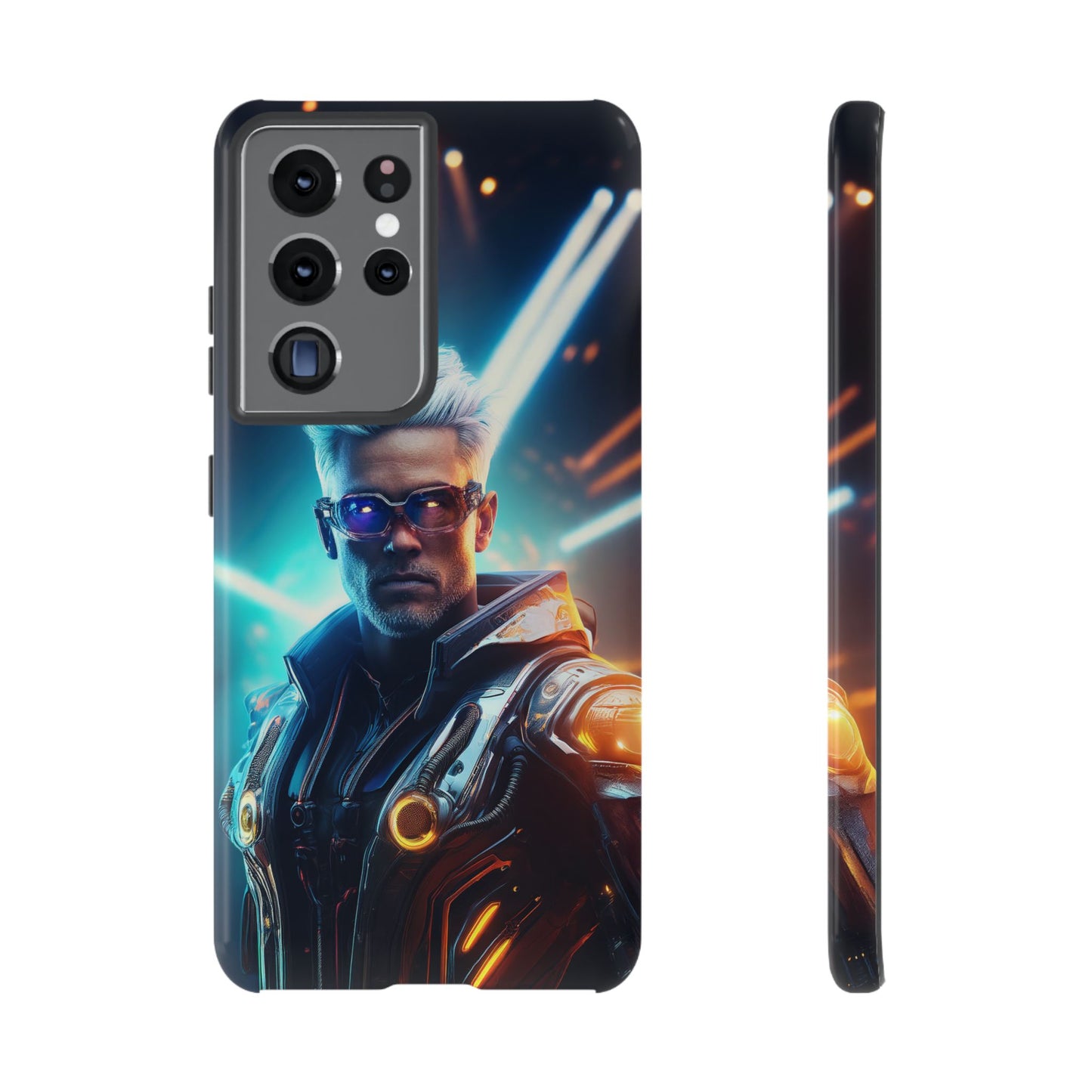 Futuristic Cyberpunk Male Cell Phone Case 013