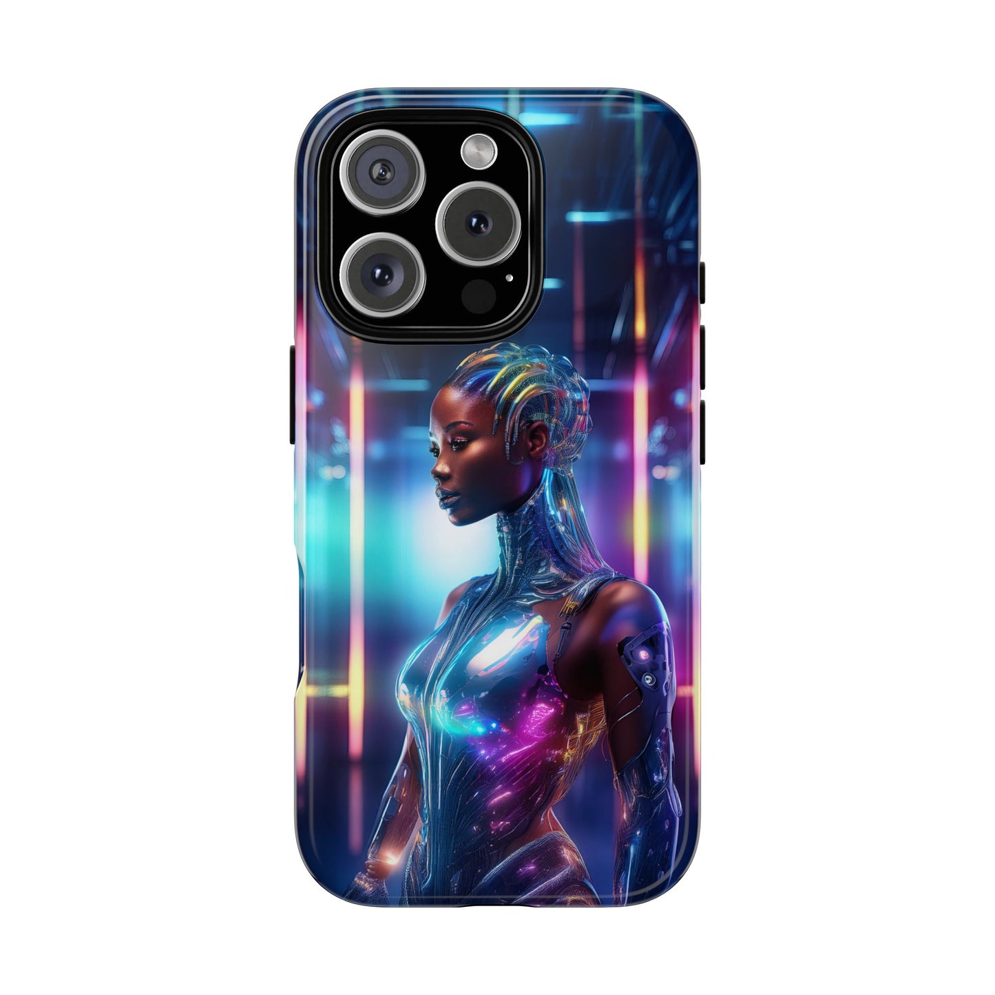 Futuristic Human Android Hybrid Cell Phone Case 014