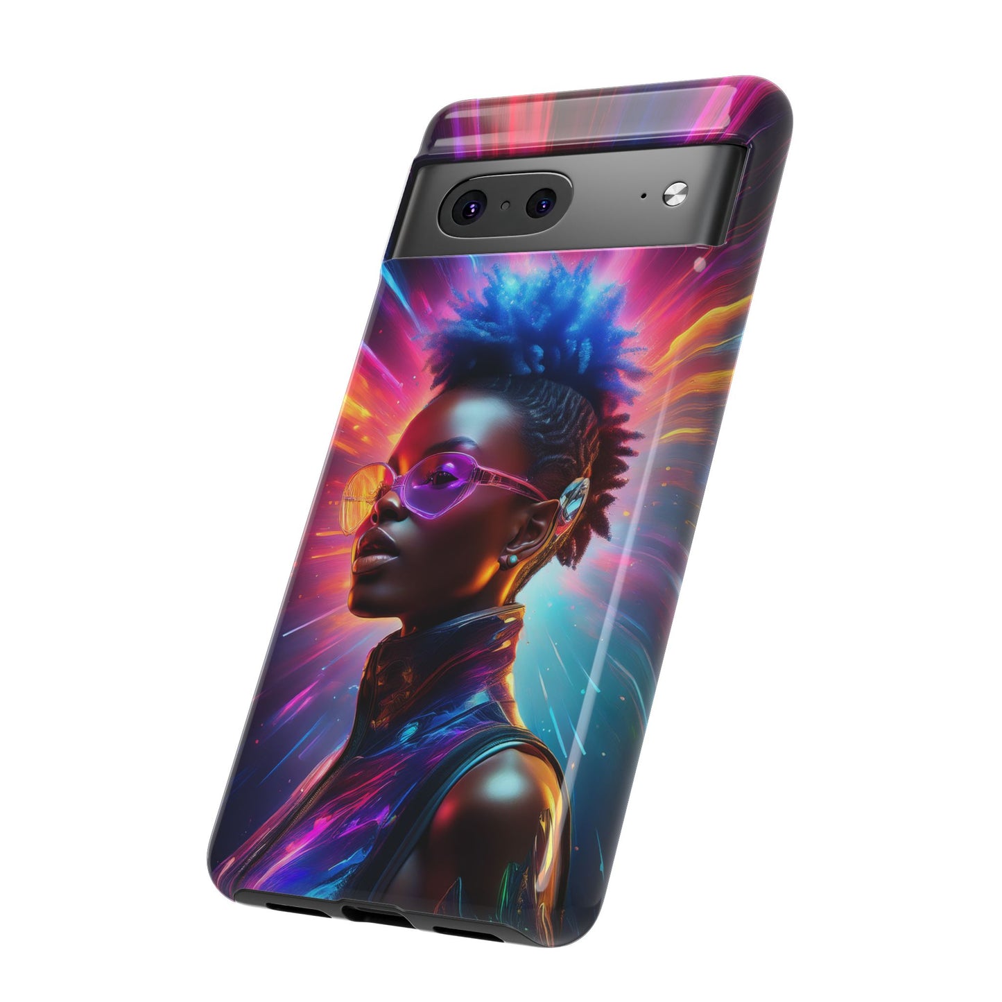 Futuristic Cyberpunk Female Cell Phone Case 026