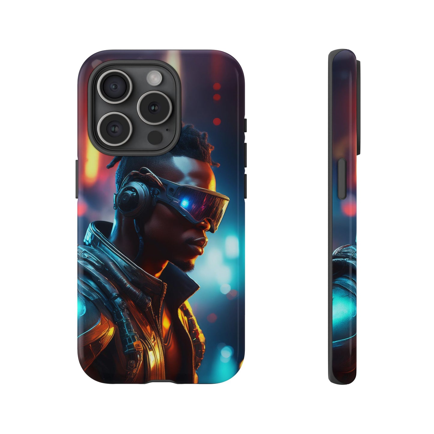 Futuristic Cyberpunk Male Cell Phone Case 016