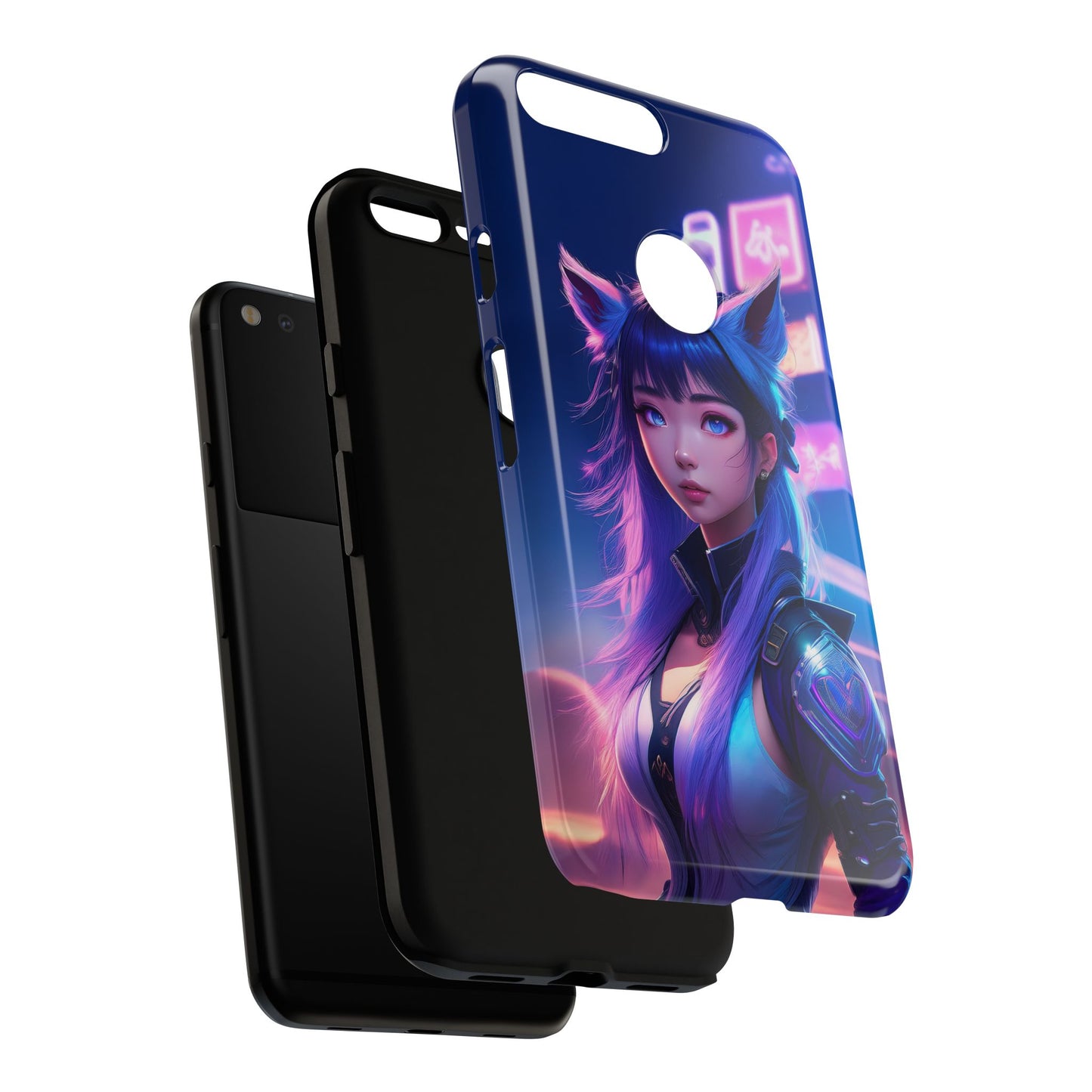 Futuristic Cyberpunk Female Cell Phone Case 010