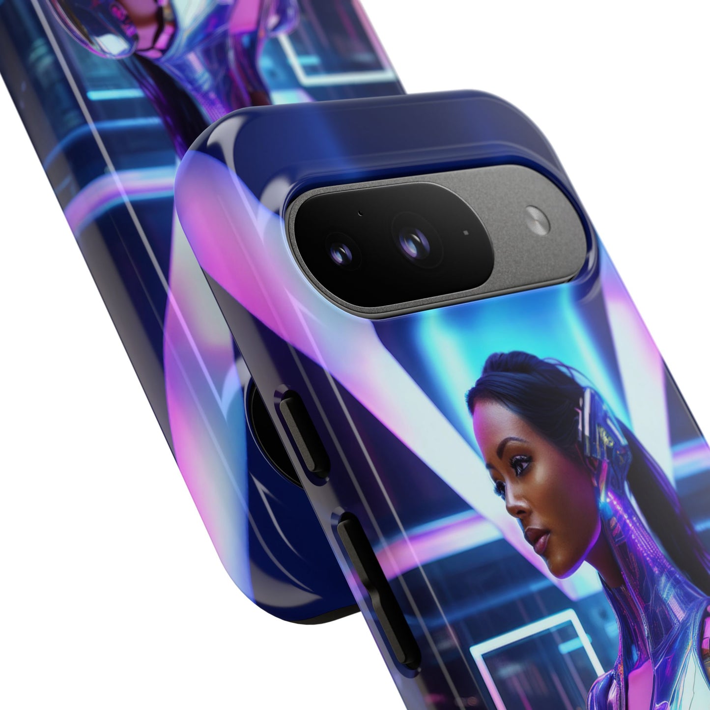 Futuristic Human Android Hybrid Cell Phone Case 017