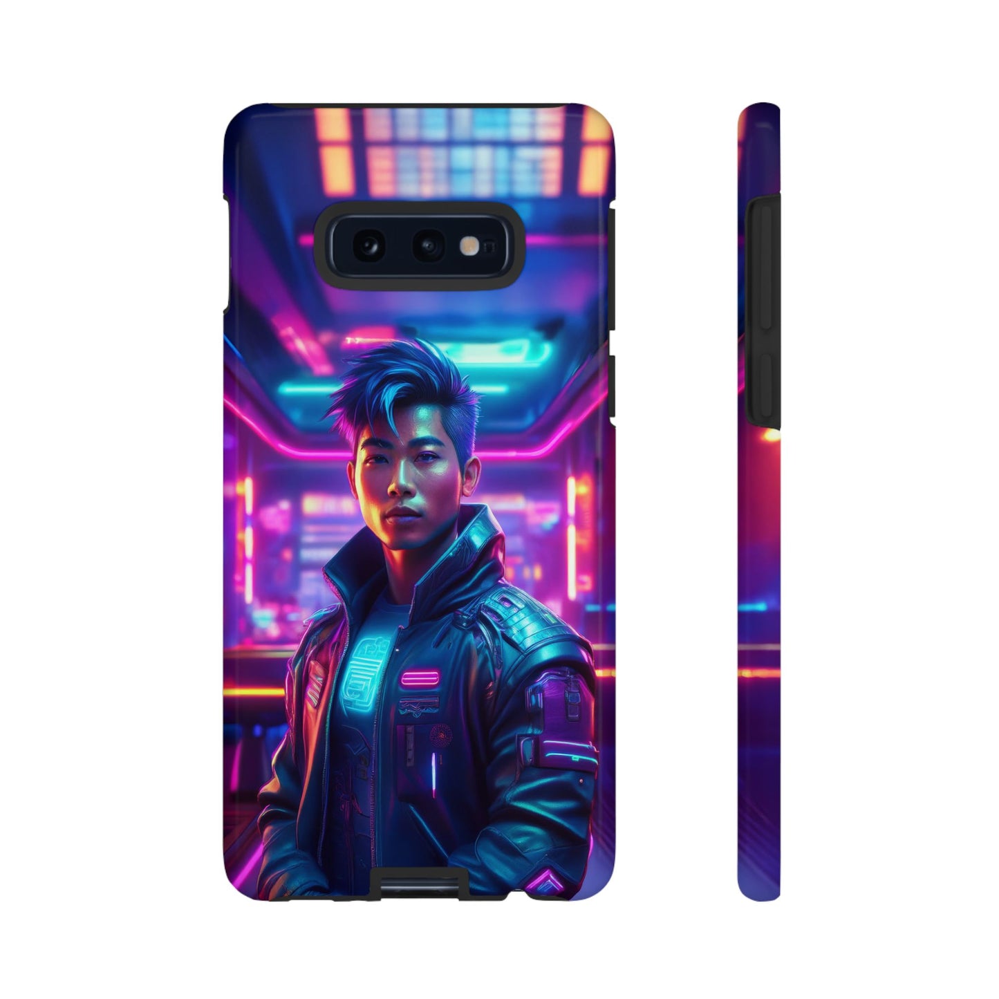 Futuristic Cyberpunk Male Cell Phone Case 012