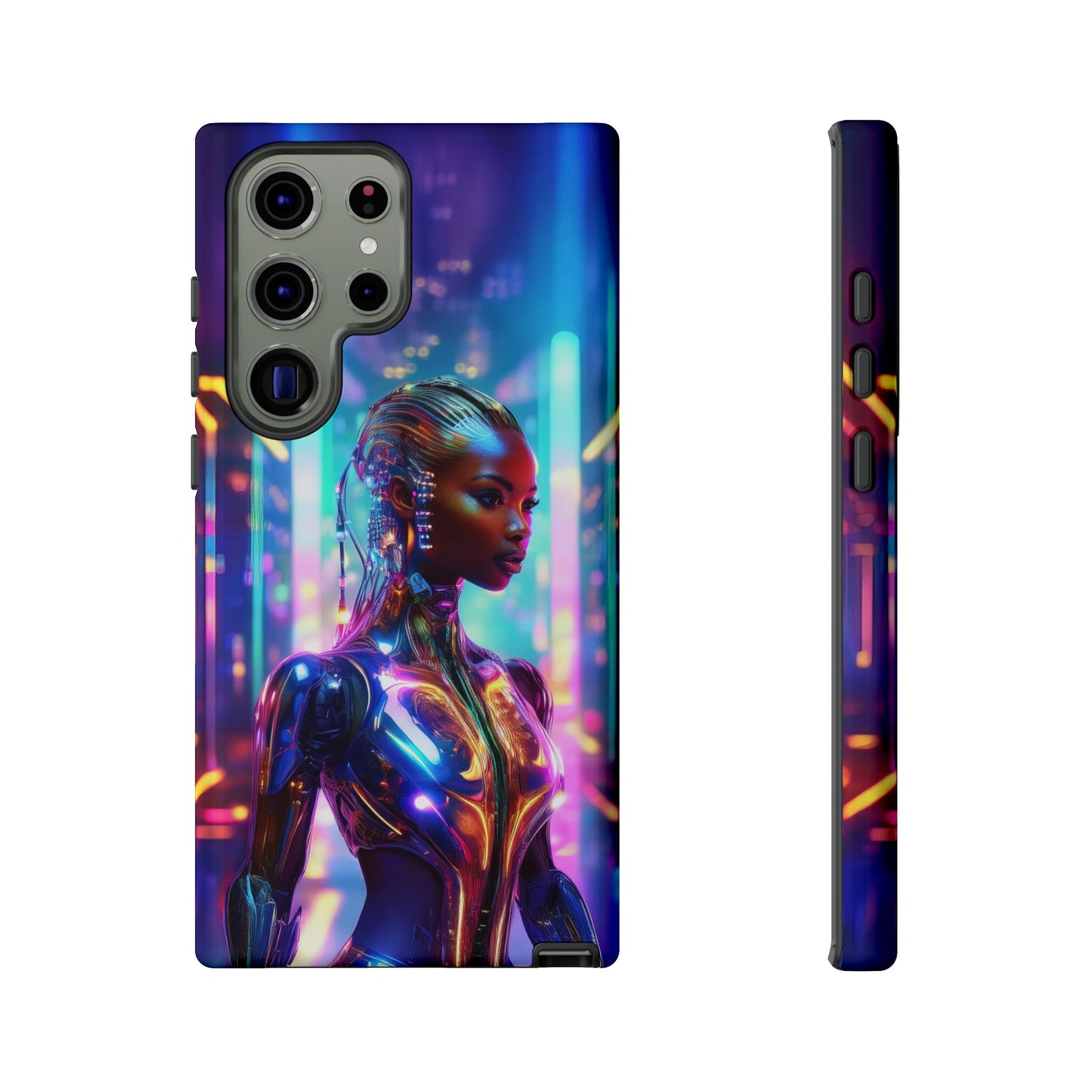 Futuristic Human Android Hybrid Cell Phone Case 018