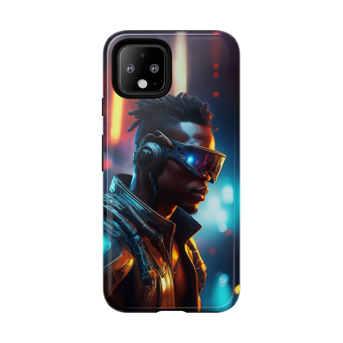 Futuristic Cyberpunk Male Cell Phone Case 016