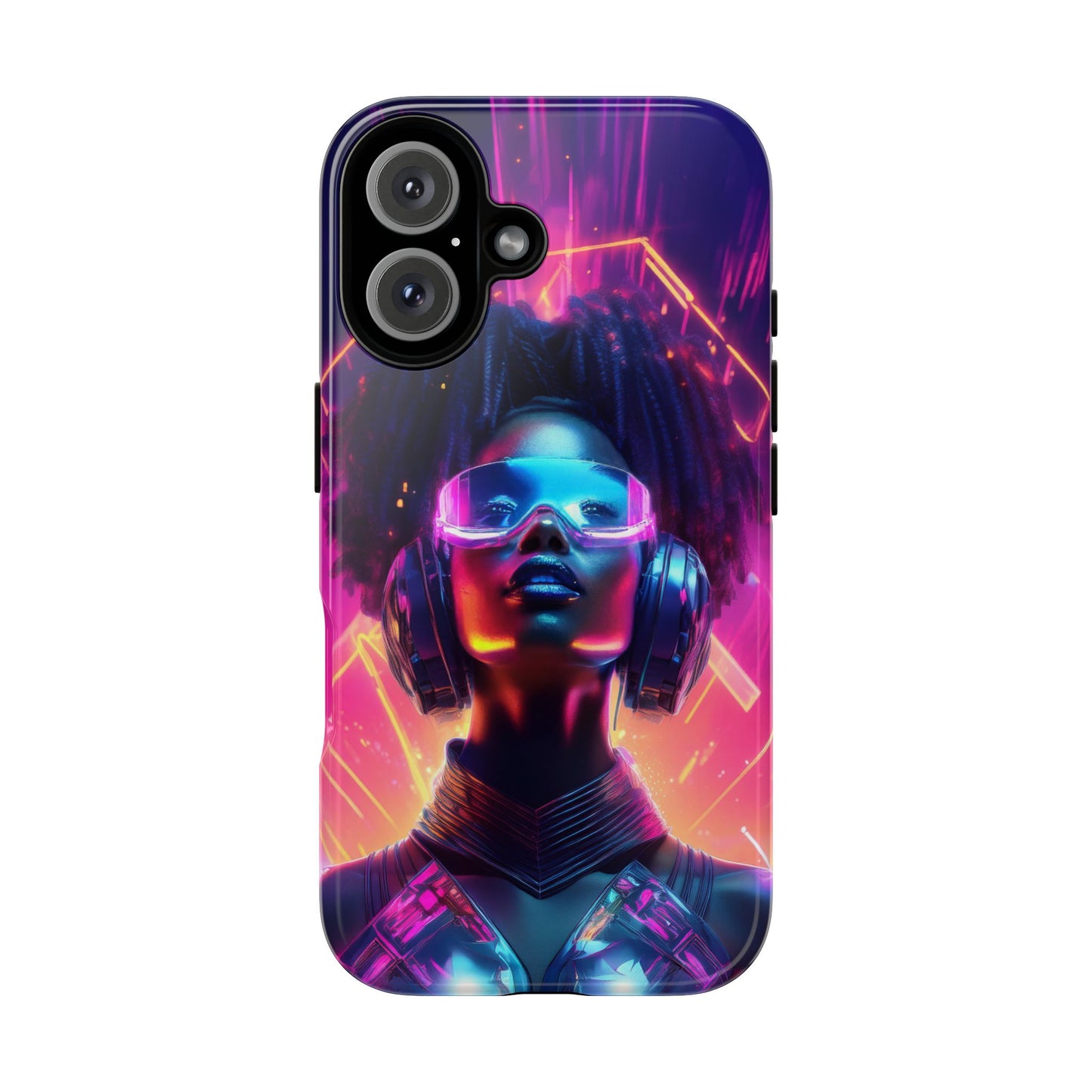 Futuristic Cyberpunk Female Cell Phone Case 030