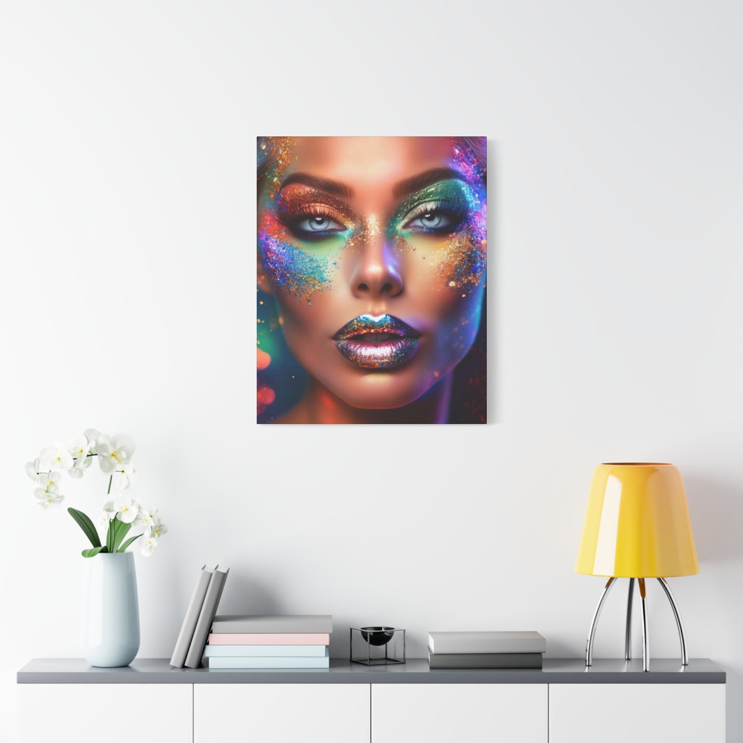 Glitter Love 006- Canvas Print – Vibrant Wall Decor