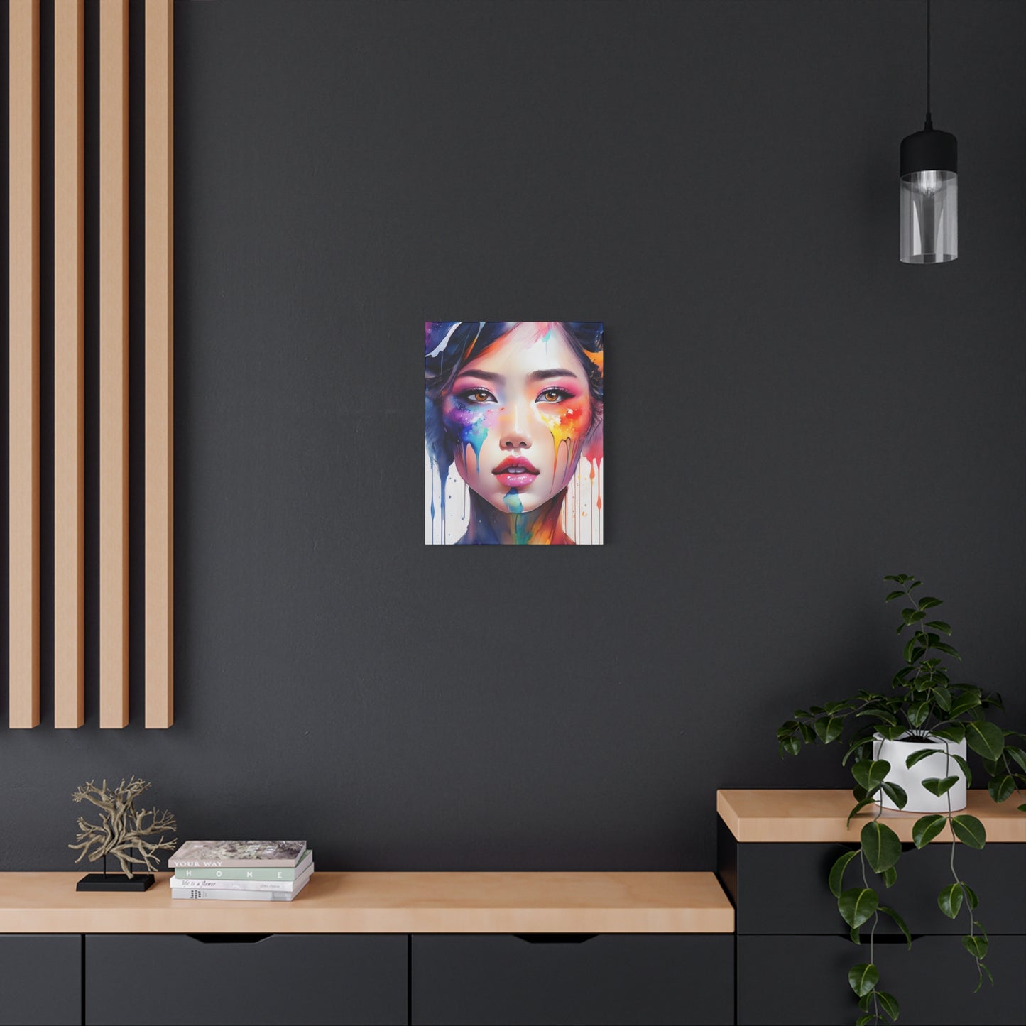 Painted Beauty 002 Canvas Wall Art