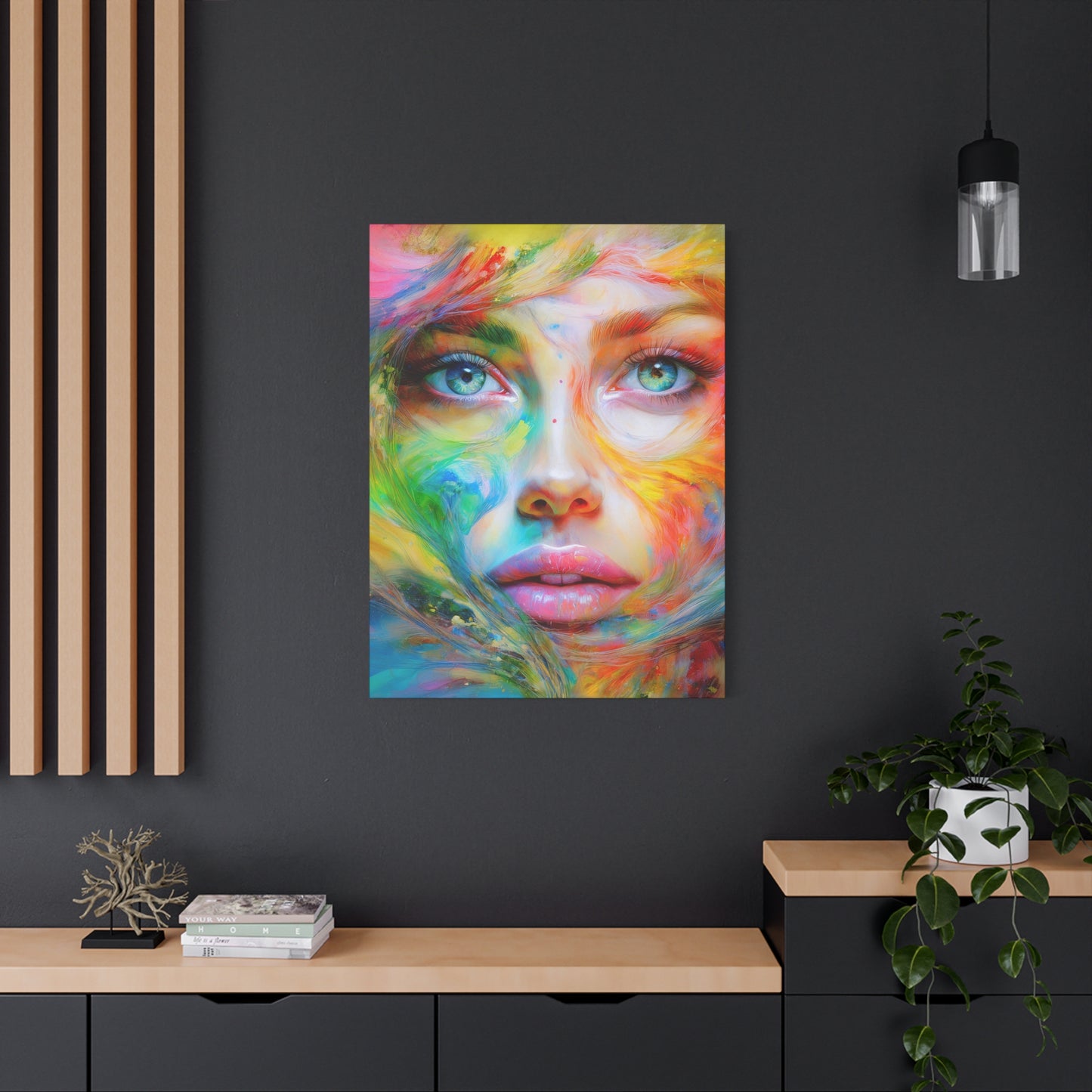 Painted Beauty 010 Canvas Wall Art