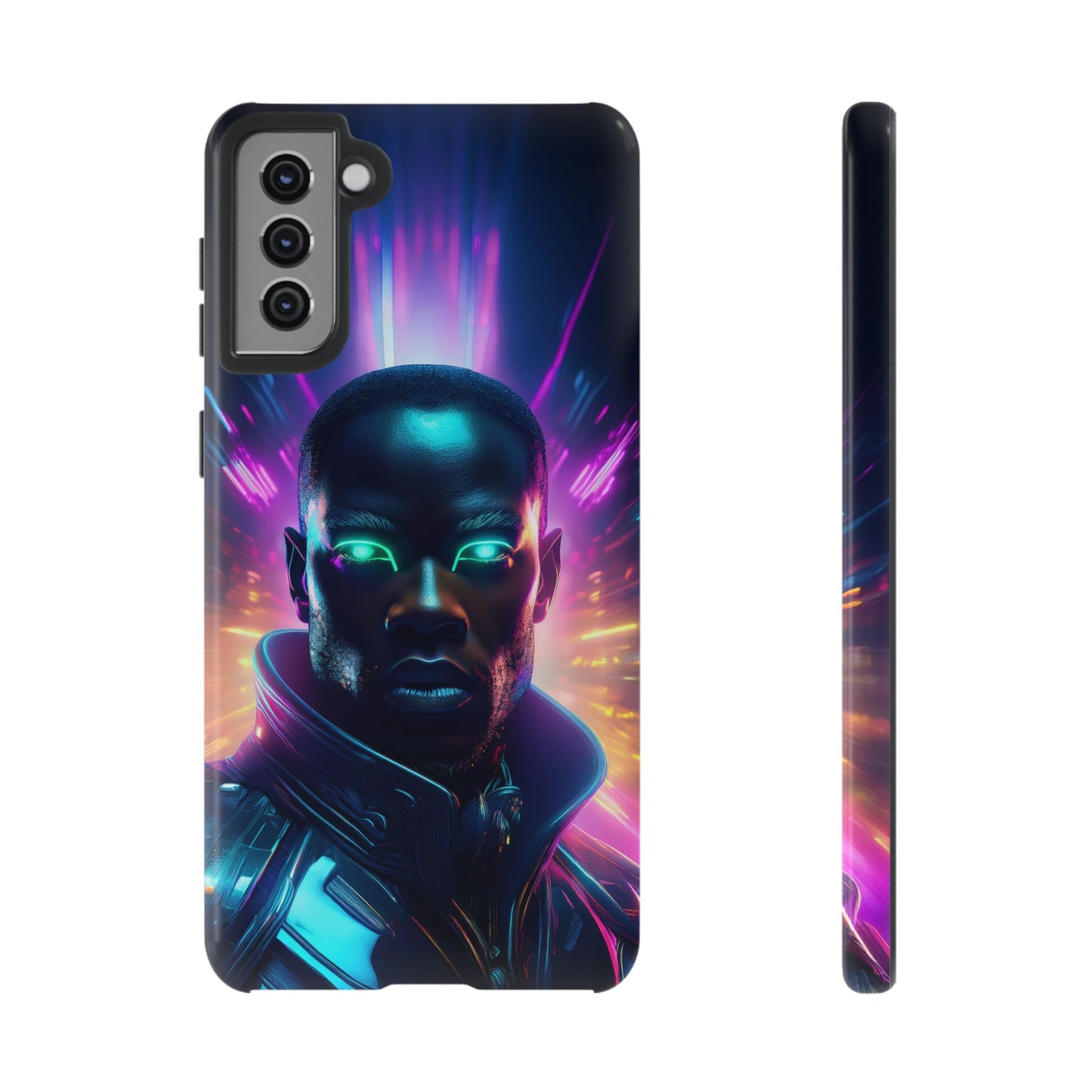 Futuristic Cyberpunk Male Cell Phone Case 022