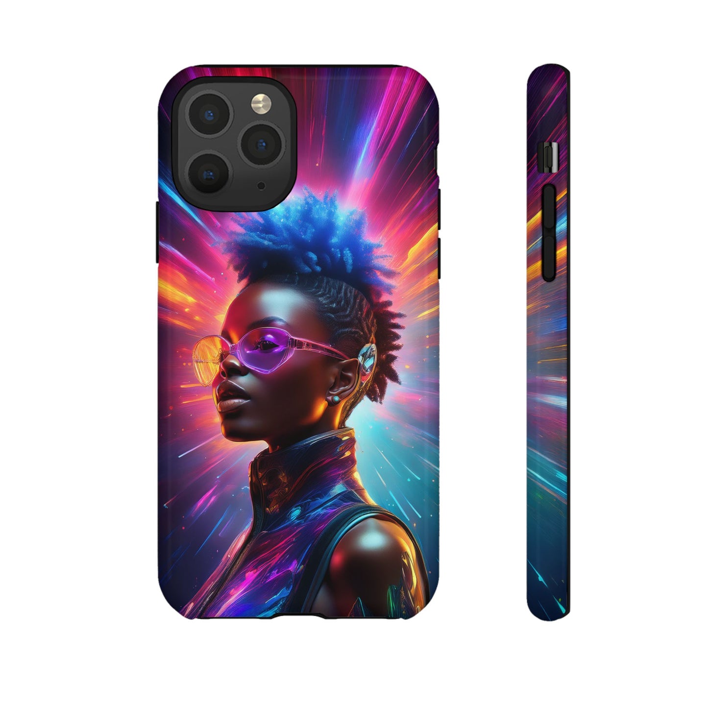 Futuristic Cyberpunk Female Cell Phone Case 026