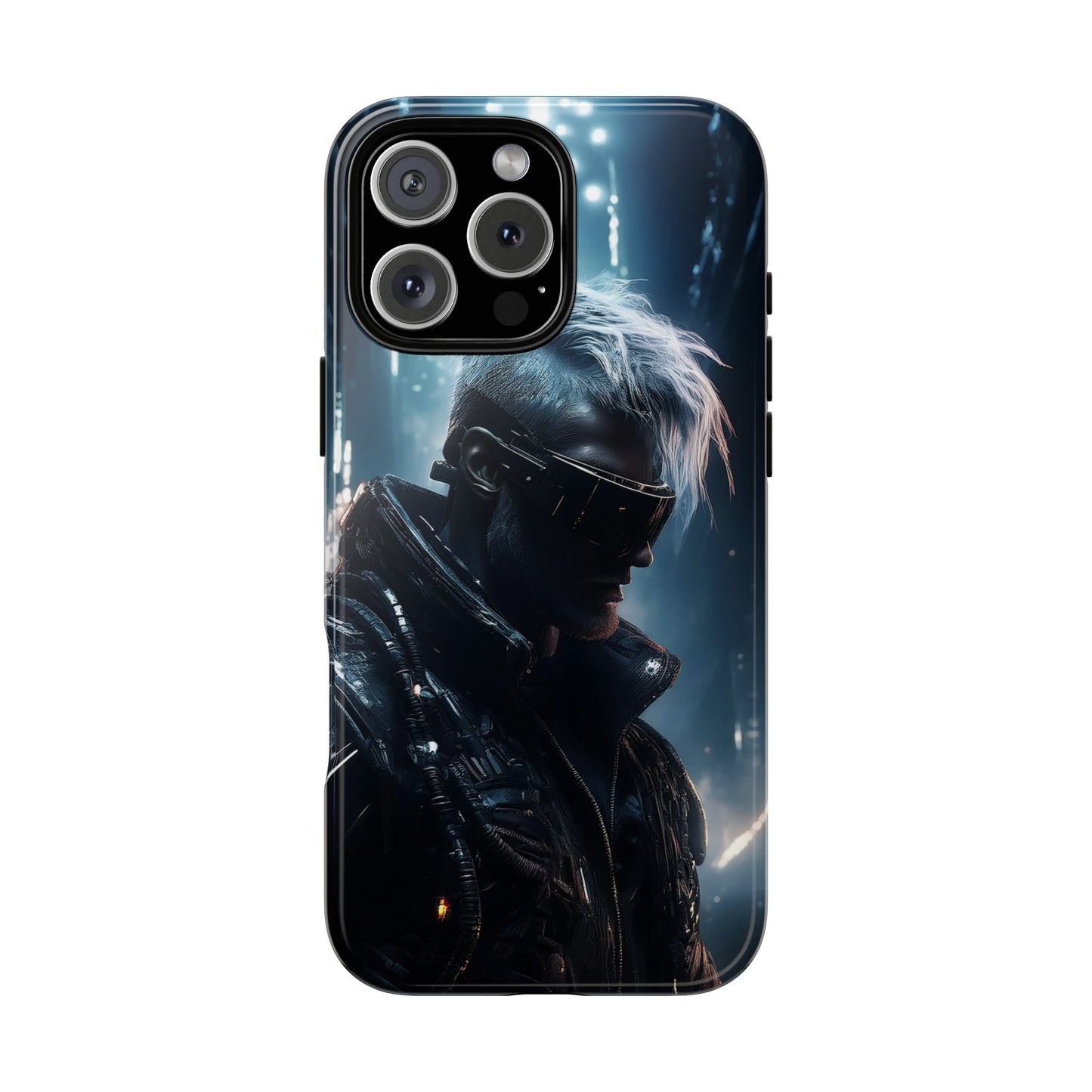 Futuristic Cyberpunk Male Cell Phone Case 025