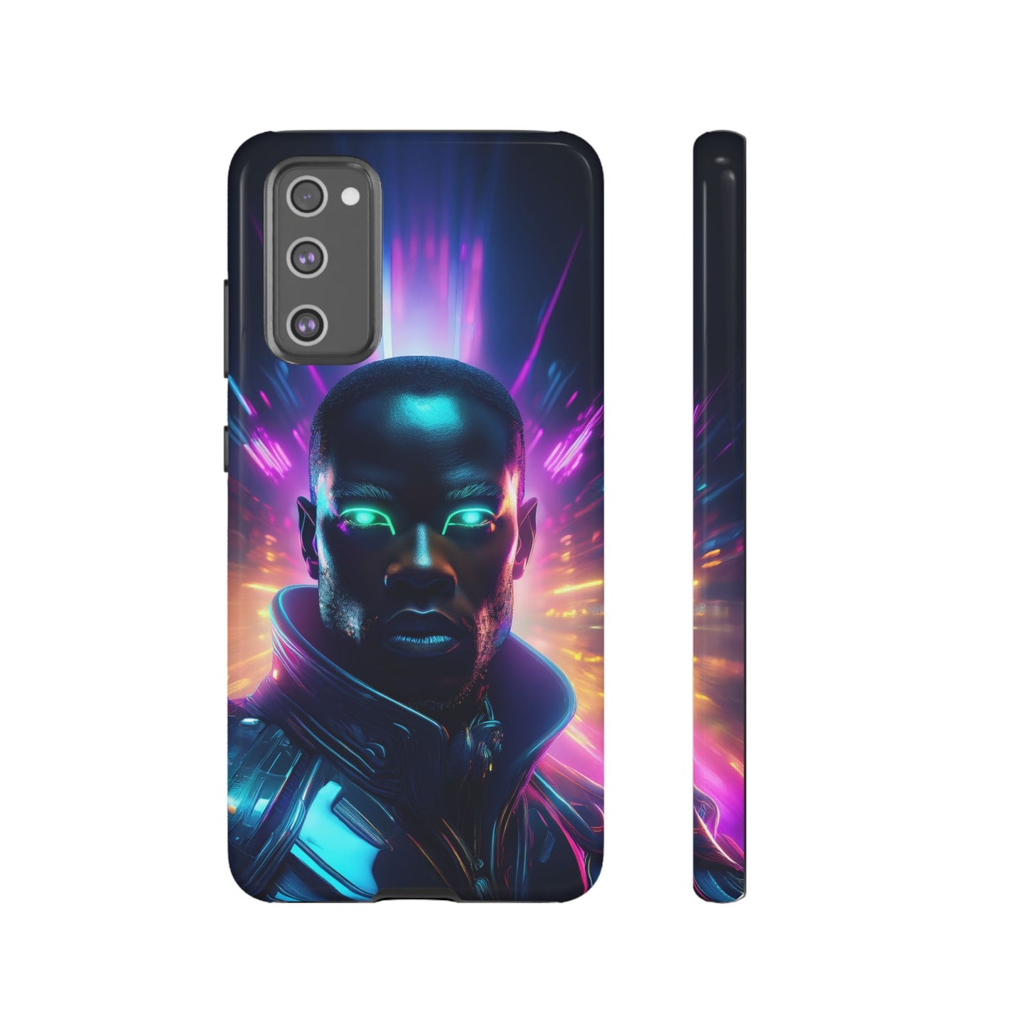 Futuristic Cyberpunk Male Cell Phone Case 022