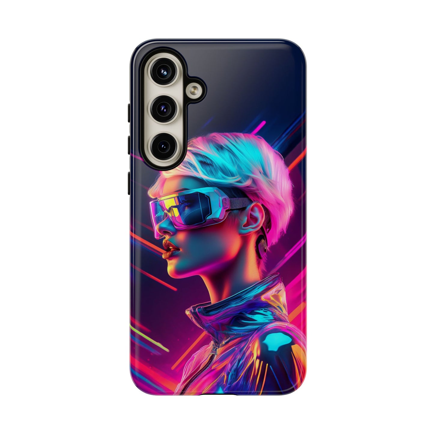 Futuristic Cyberpunk Female Cell Phone Case 031