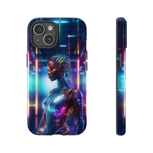 Futuristic Human Android Hybrid Cell Phone Case 014