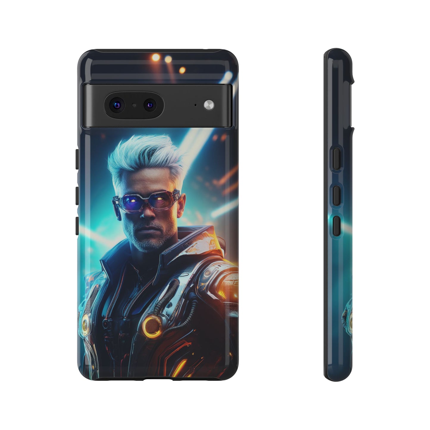 Futuristic Cyberpunk Male Cell Phone Case 013