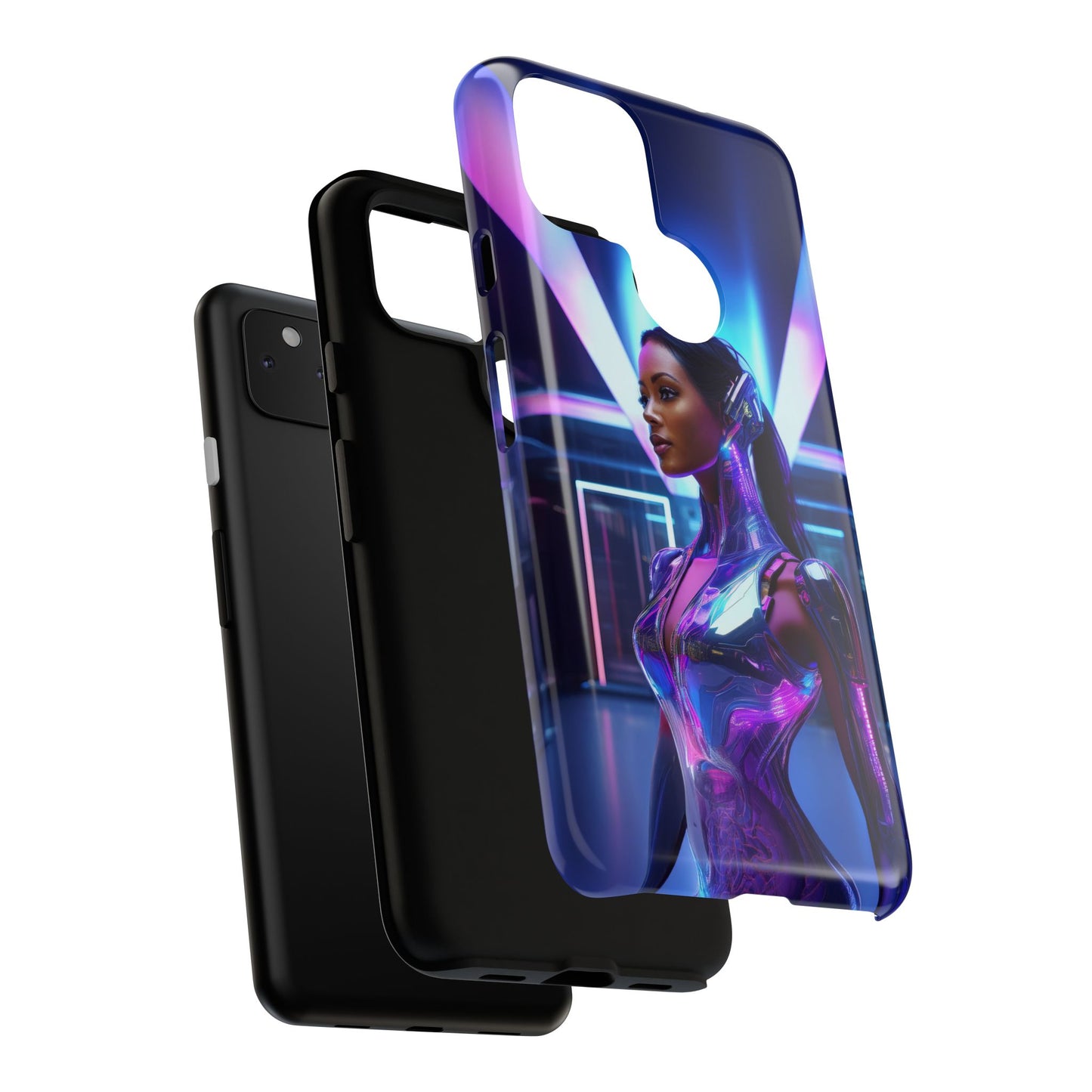 Futuristic Human Android Hybrid Cell Phone Case 017