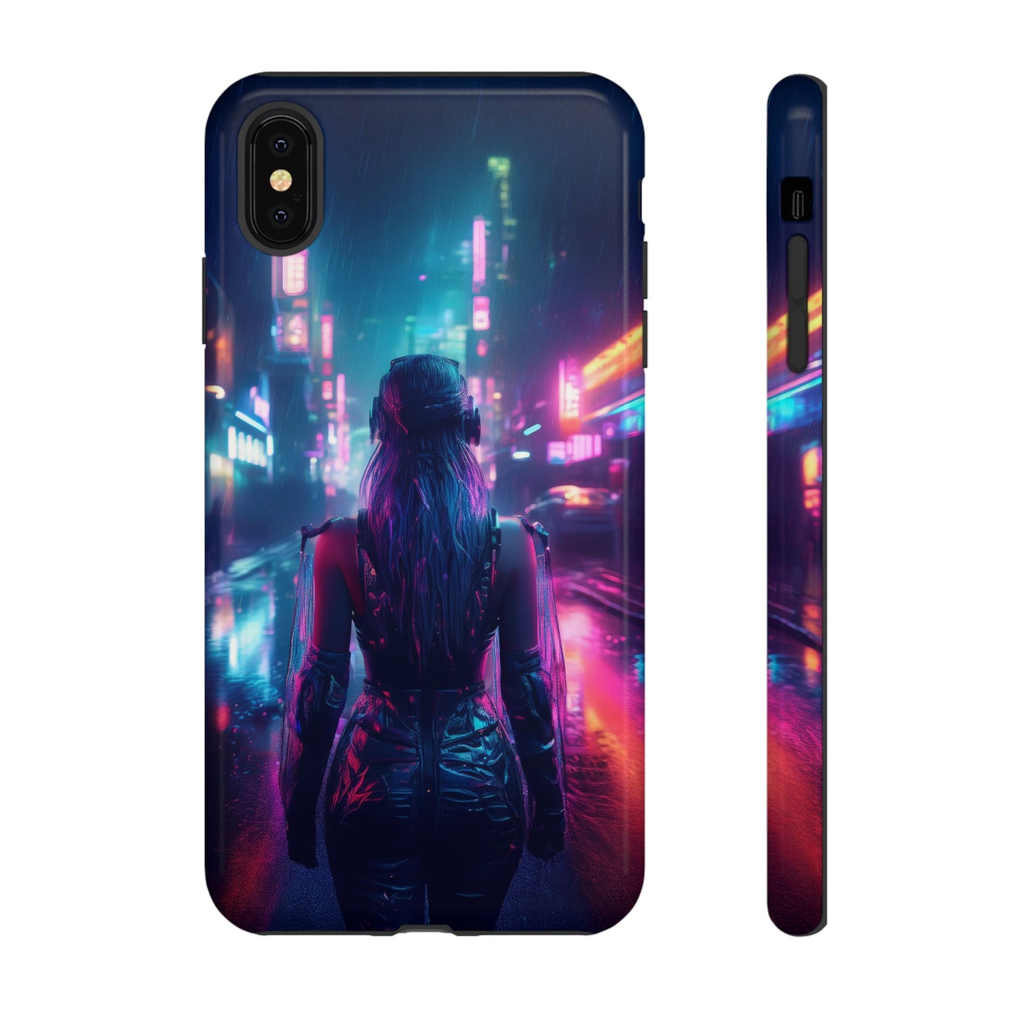 Futuristic Cyberpunk Female Cell Phone Case 032