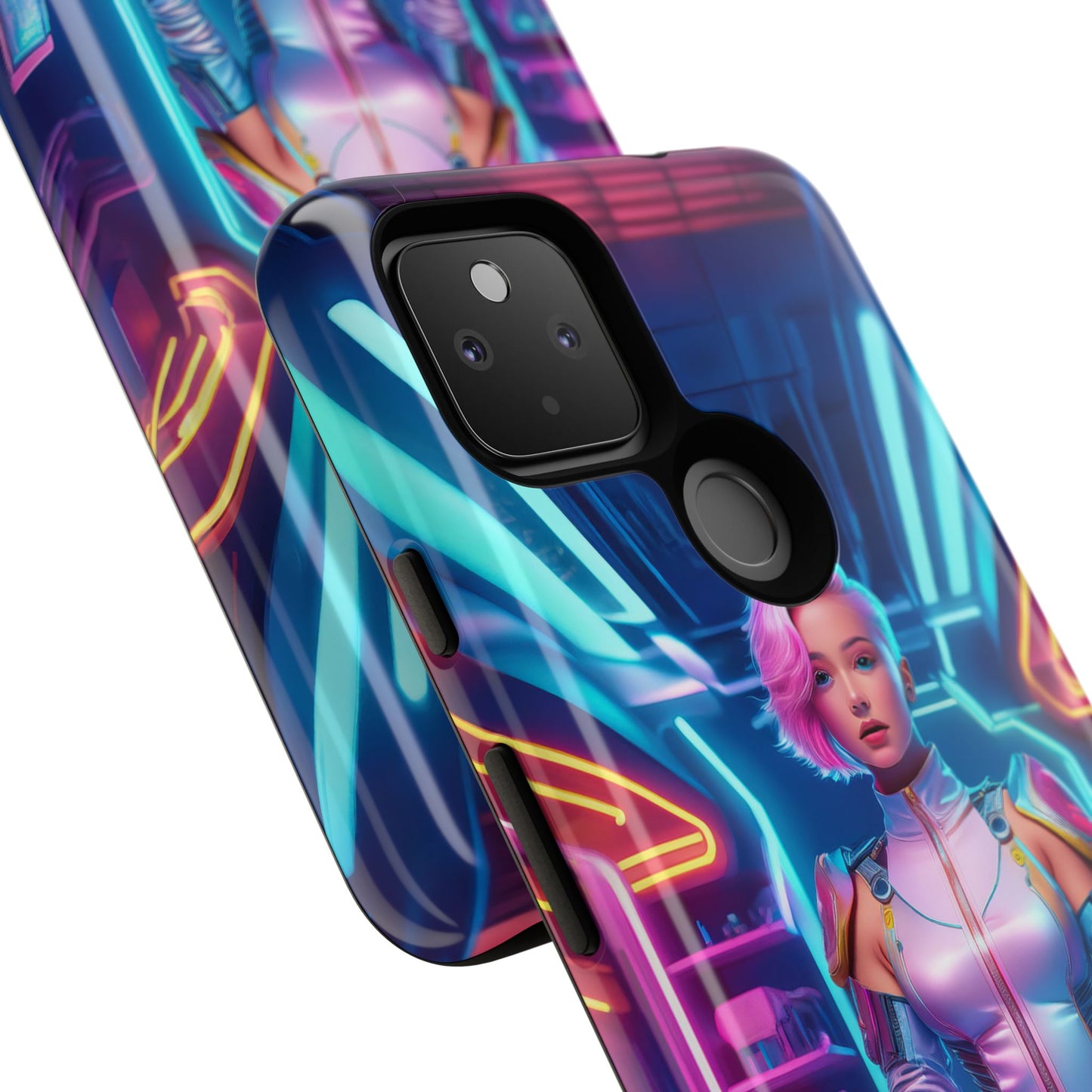 Futuristic Cyberpunk Female Cell Phone Case 002