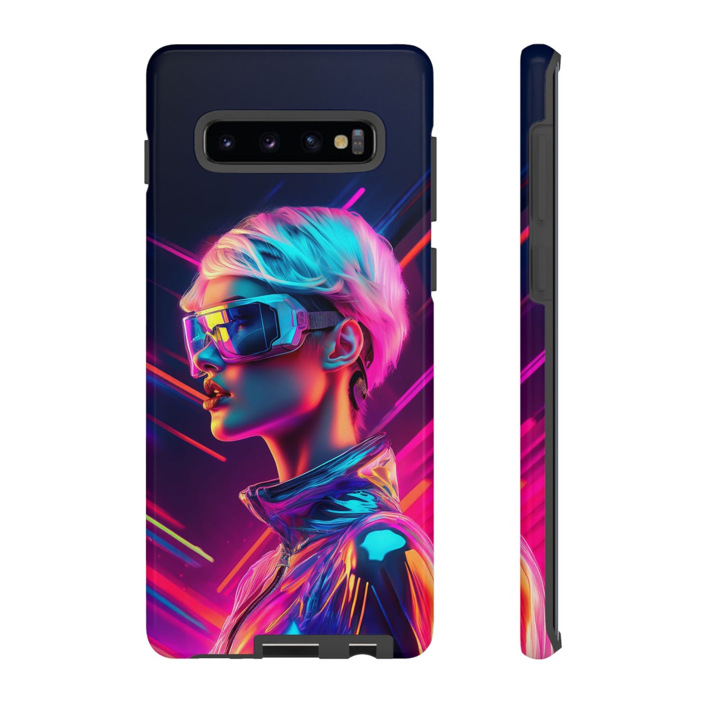 Futuristic Cyberpunk Female Cell Phone Case 031