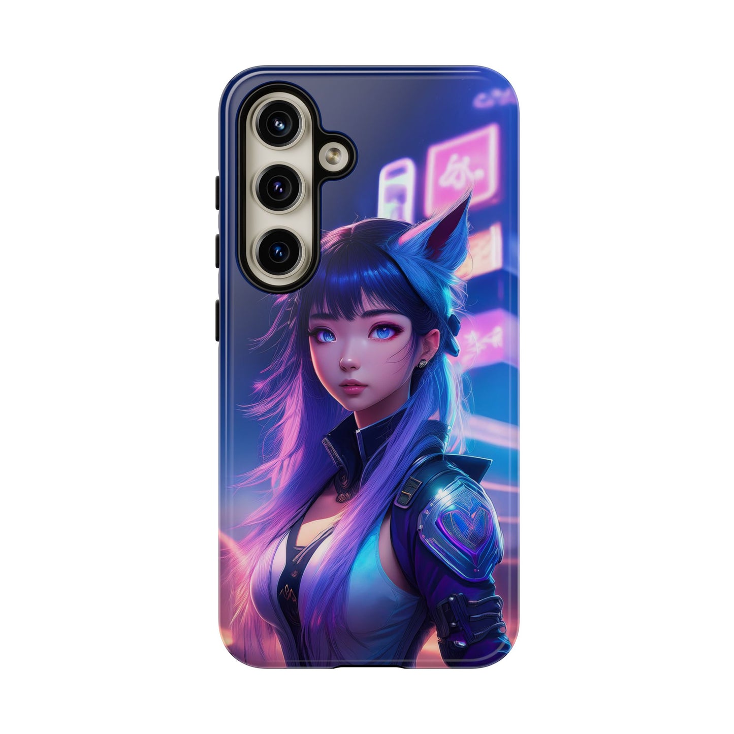 Futuristic Cyberpunk Female Cell Phone Case 010