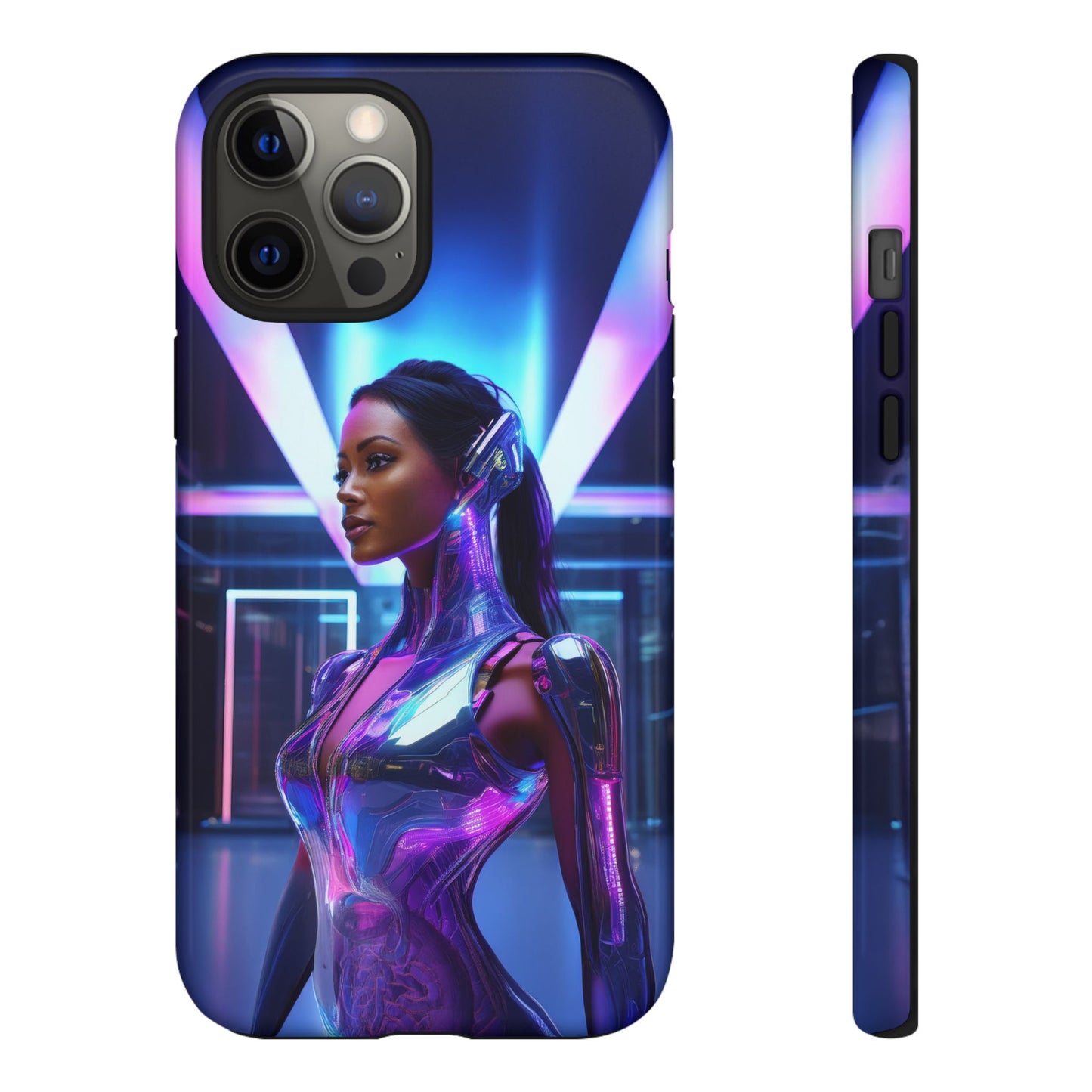 Futuristic Human Android Hybrid Cell Phone Case 017