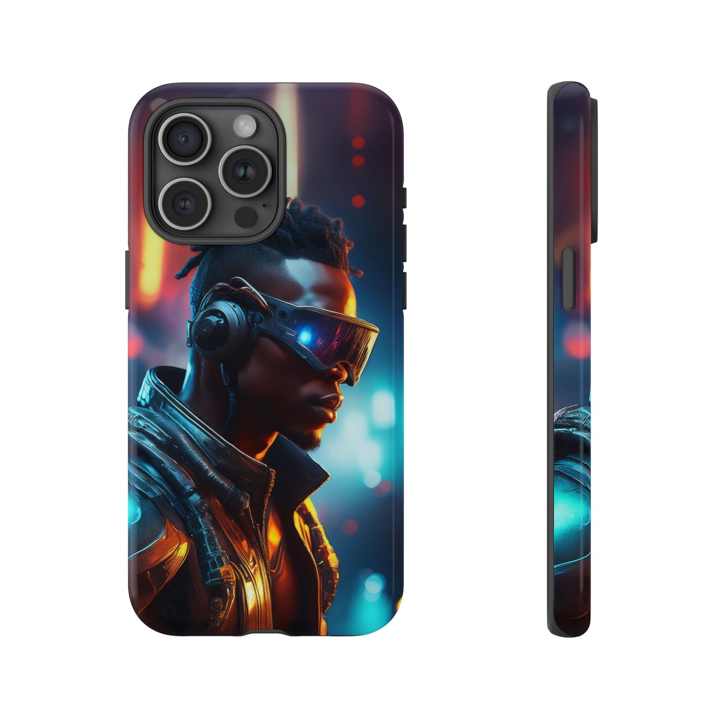 Futuristic Cyberpunk Male Cell Phone Case 016