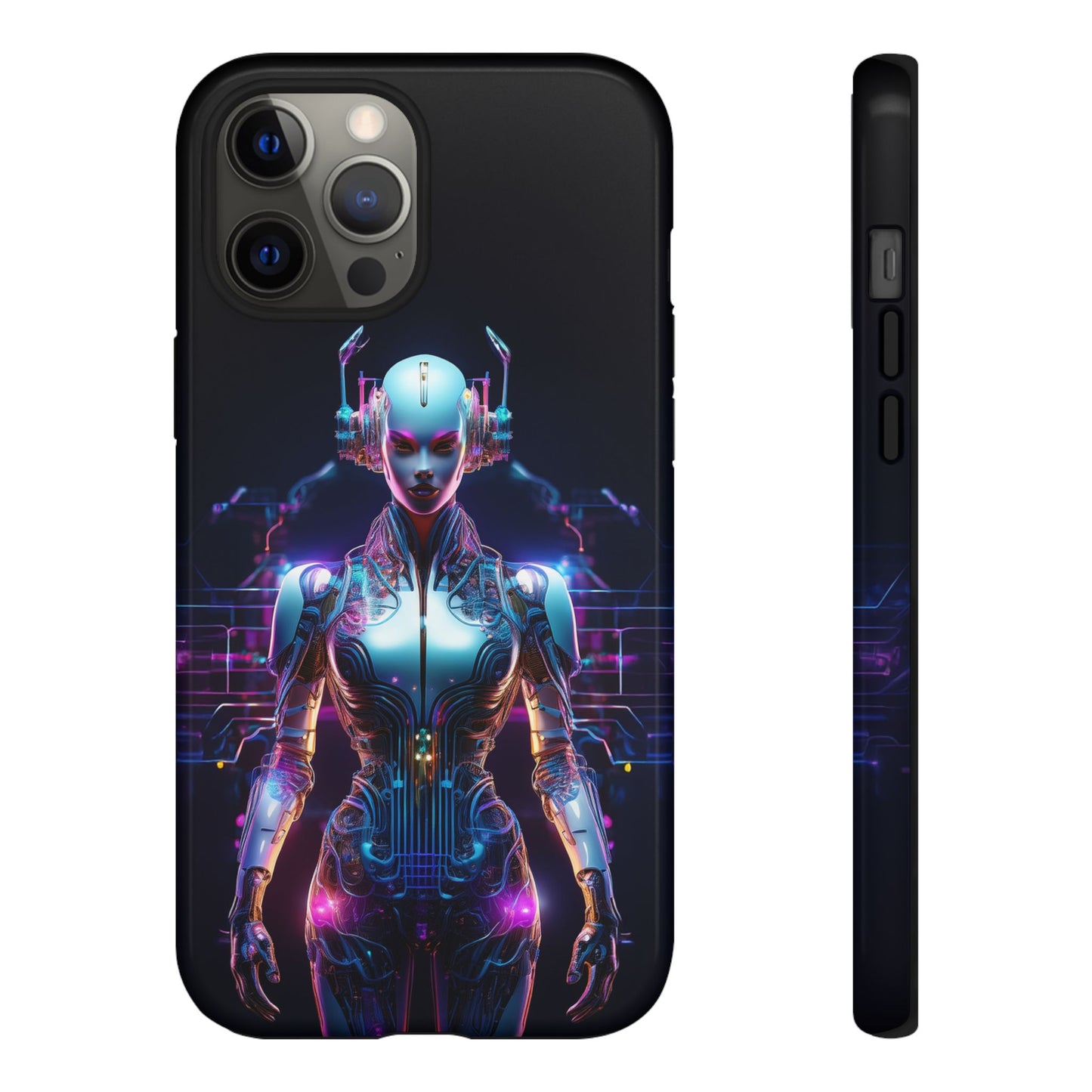 Futuristic Human Android Hybrid Cell Phone Case 001