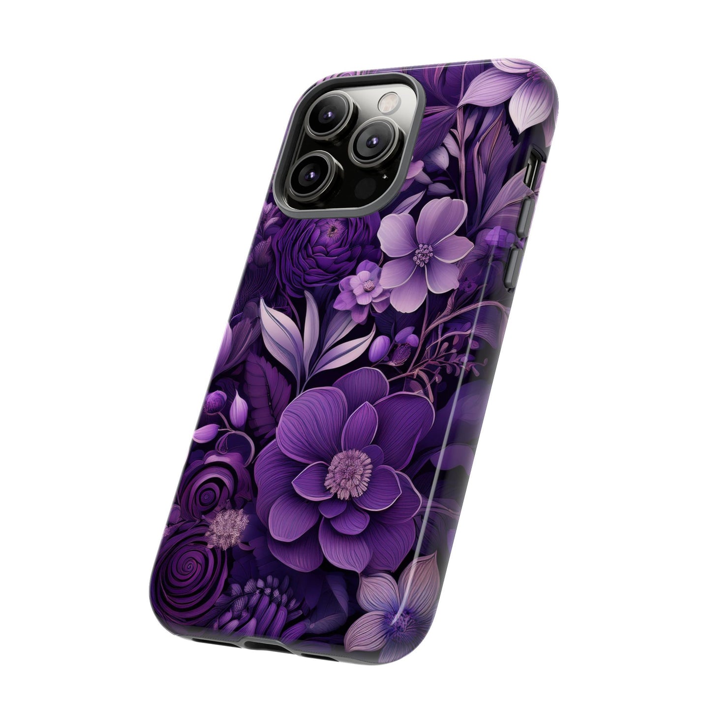 Purple Florals Tough Cases