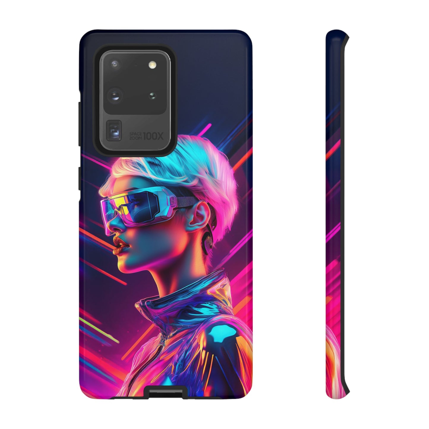 Futuristic Cyberpunk Female Cell Phone Case 031