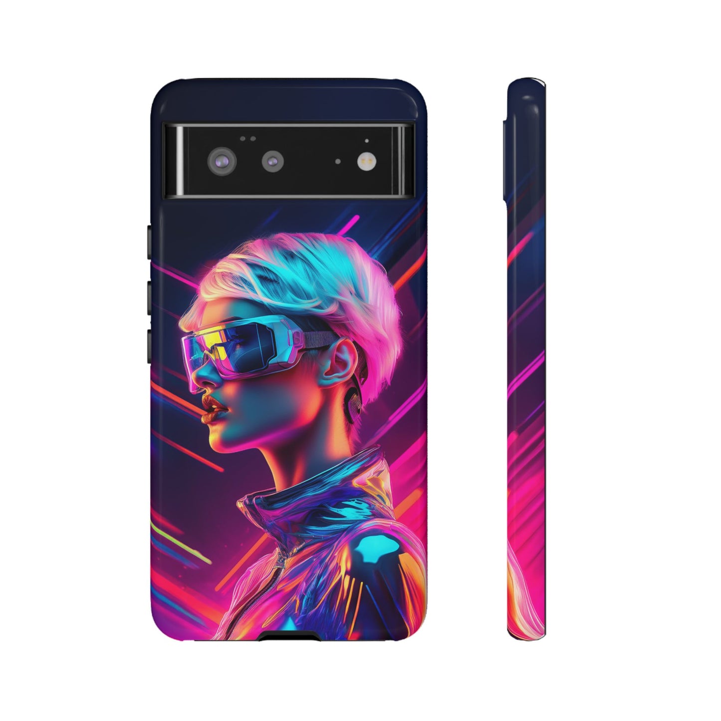 Futuristic Cyberpunk Female Cell Phone Case 031