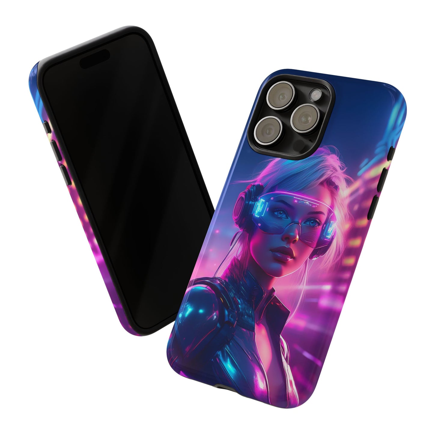 Futuristic Cyberpunk Female Cell Phone Case 029