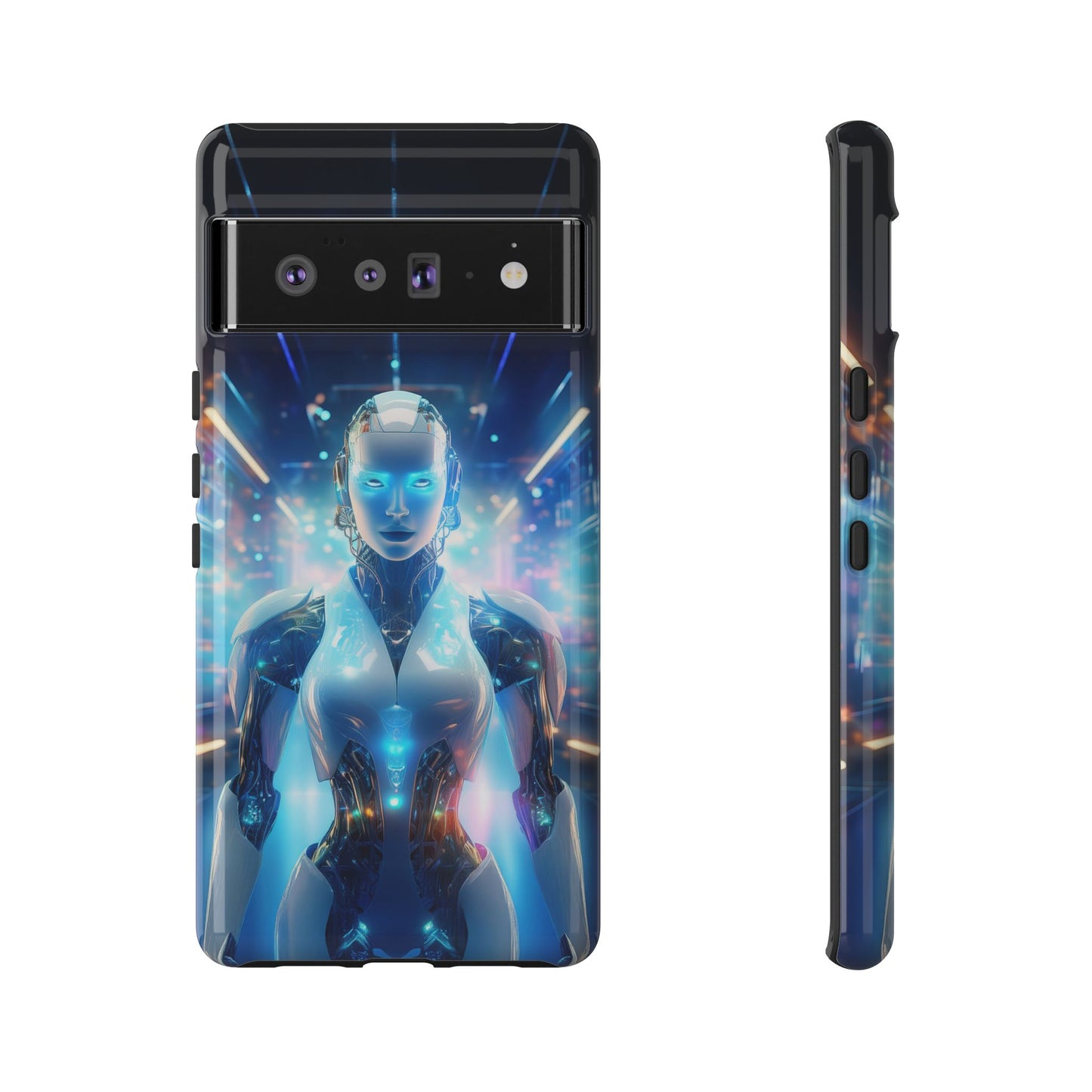 Futuristic Human Android Hybrid Cell Phone Case 012