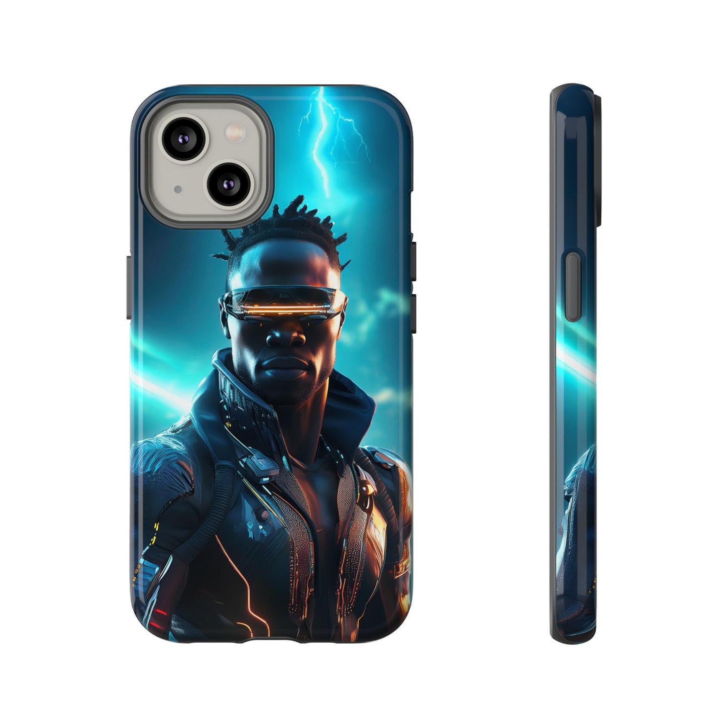 Futuristic Cyberpunk Male Cell Phone Case 014