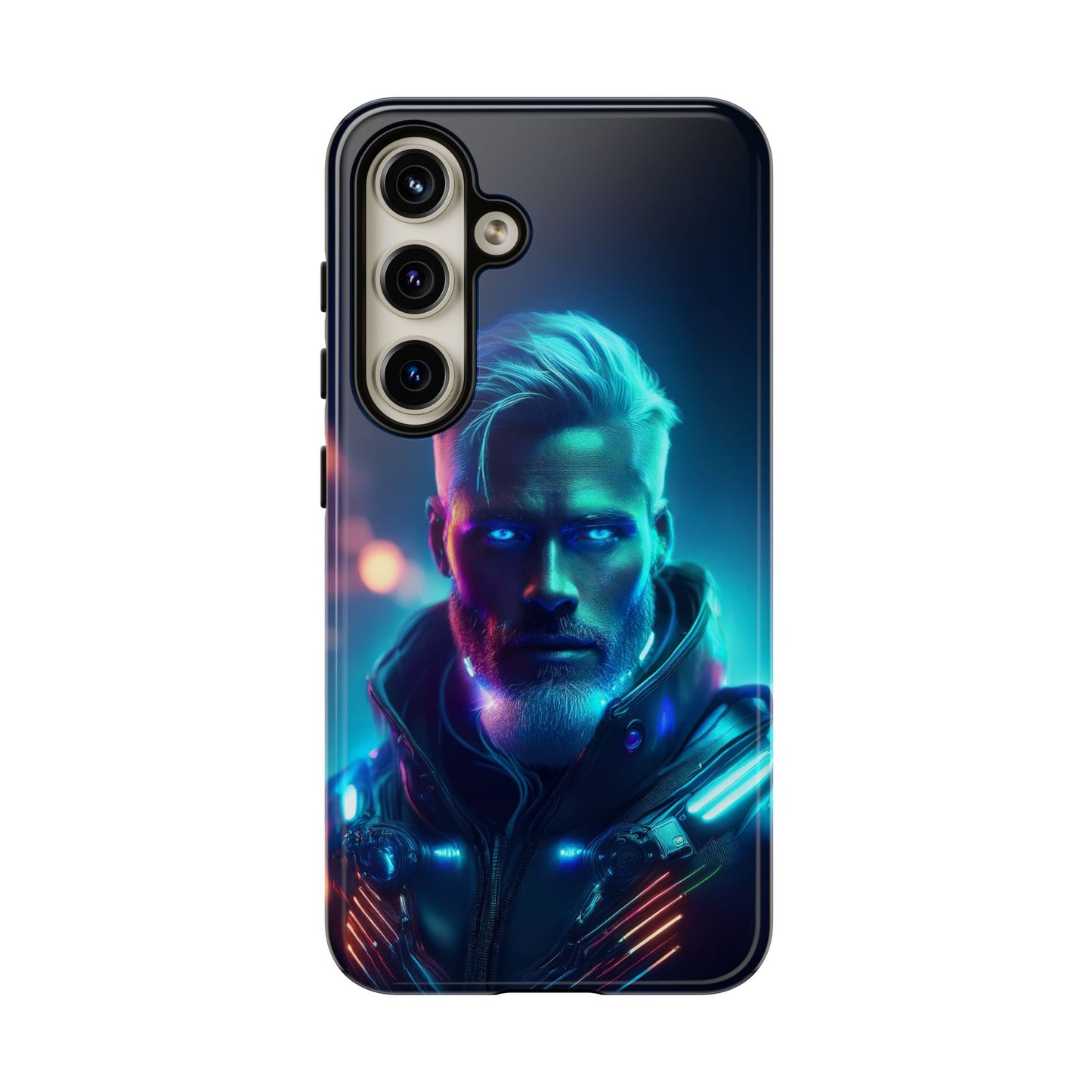 Futuristic Cyberpunk Male Cell Phone Case 023