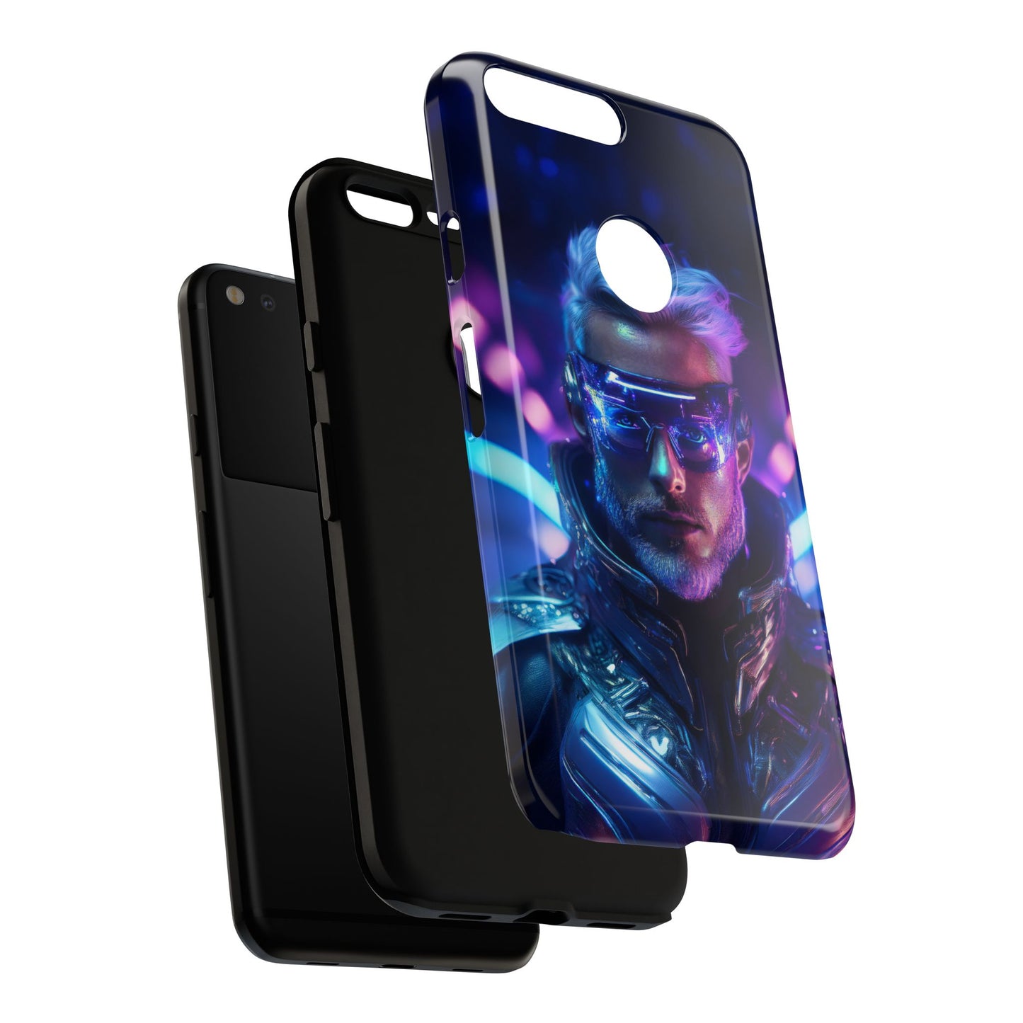 Futuristic Cyberpunk Male Cell Phone Case 020