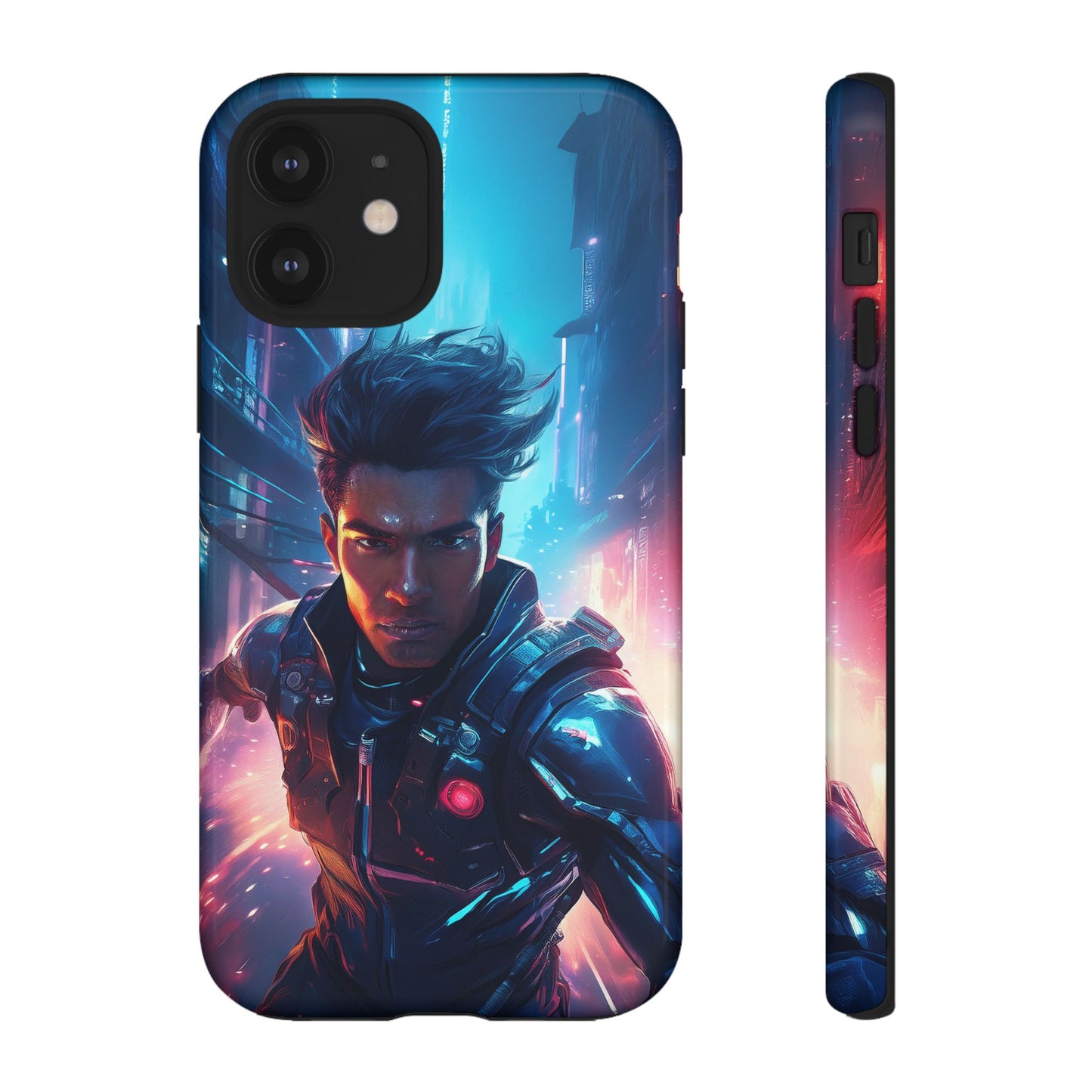 Futuristic Cyberpunk Male Cell Phone Case 017