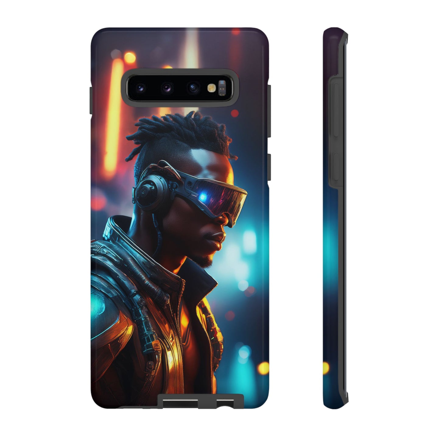 Futuristic Cyberpunk Male Cell Phone Case 016