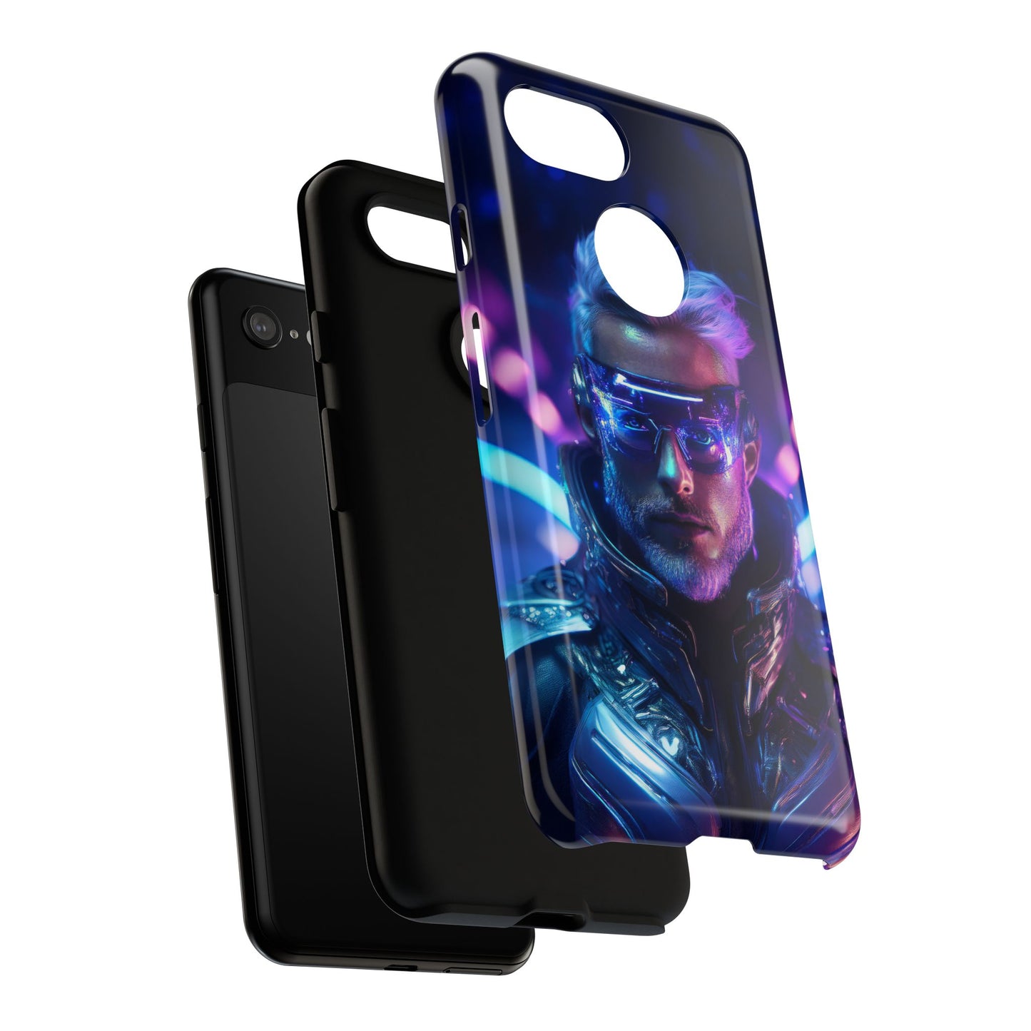 Futuristic Cyberpunk Male Cell Phone Case 020