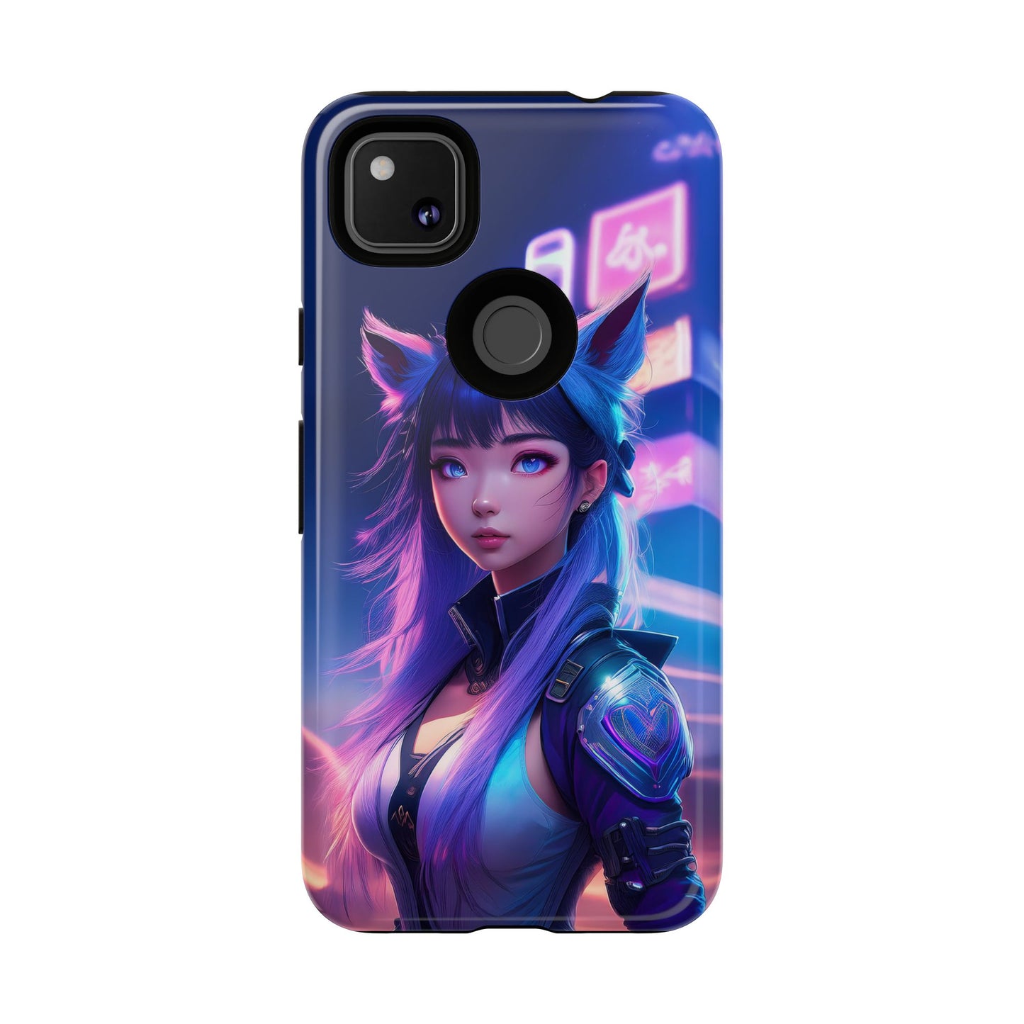 Futuristic Cyberpunk Female Cell Phone Case 010