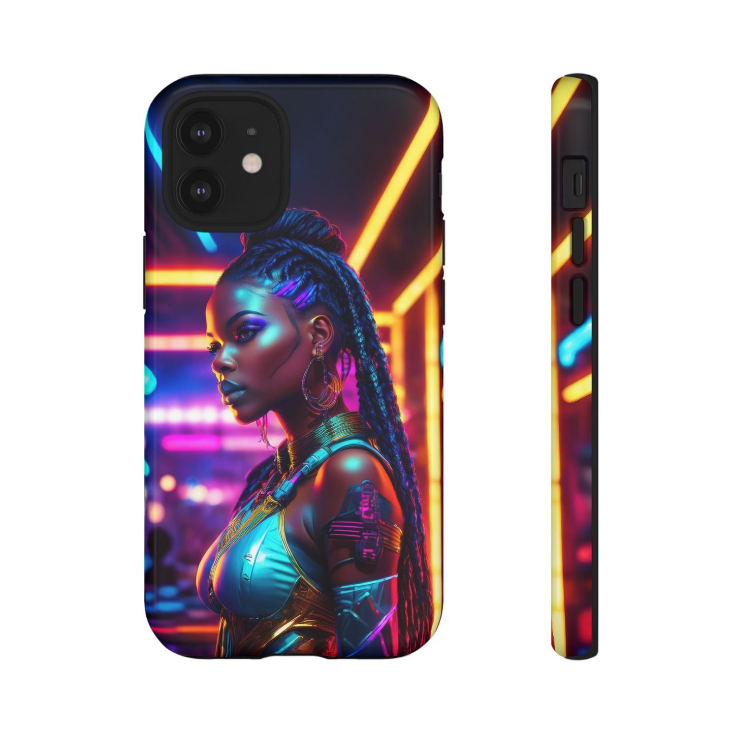 Futuristic Cyberpunk Female Cell Phone Case 006