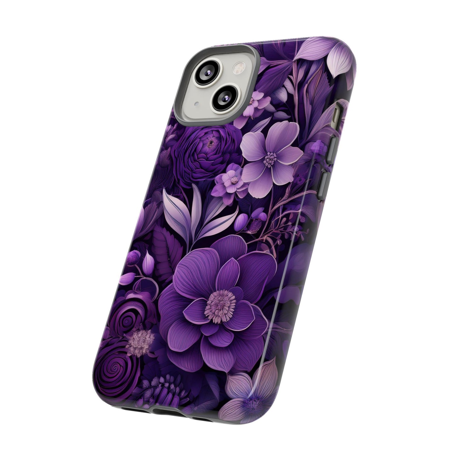 Purple Florals Tough Cases