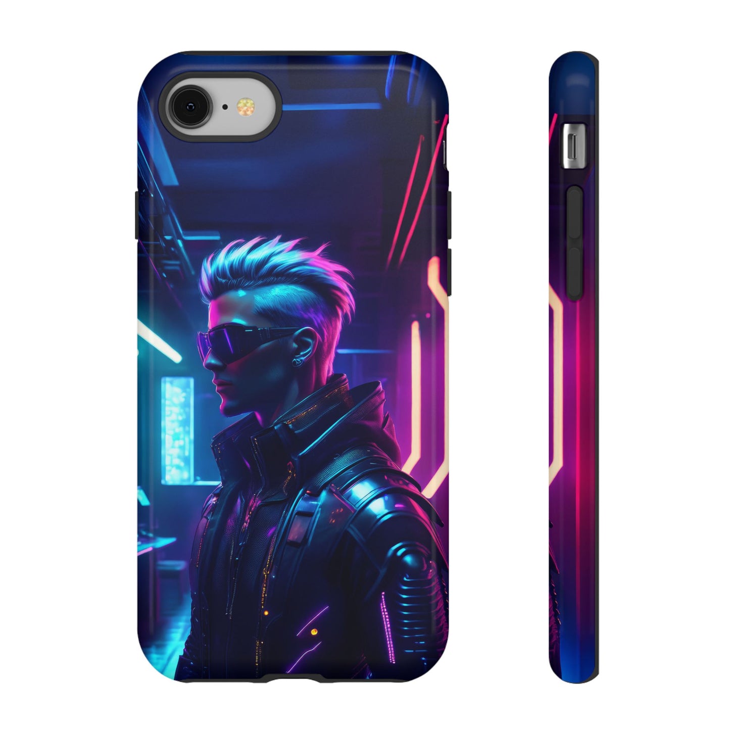 Futuristic Cyberpunk Male Cell Phone Case 002